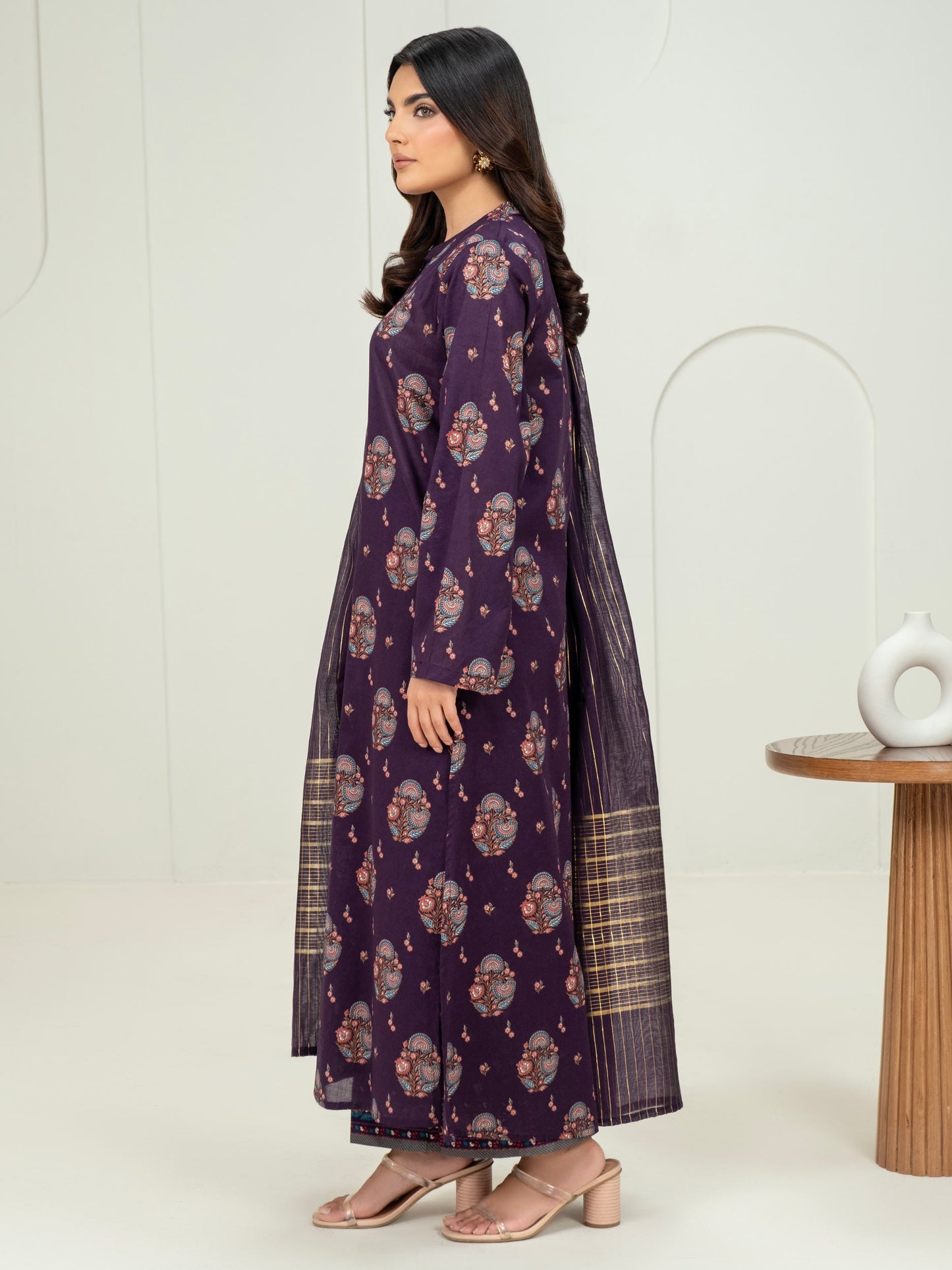 3 Piece Lawn Suit-Paste Print (Unstitched)