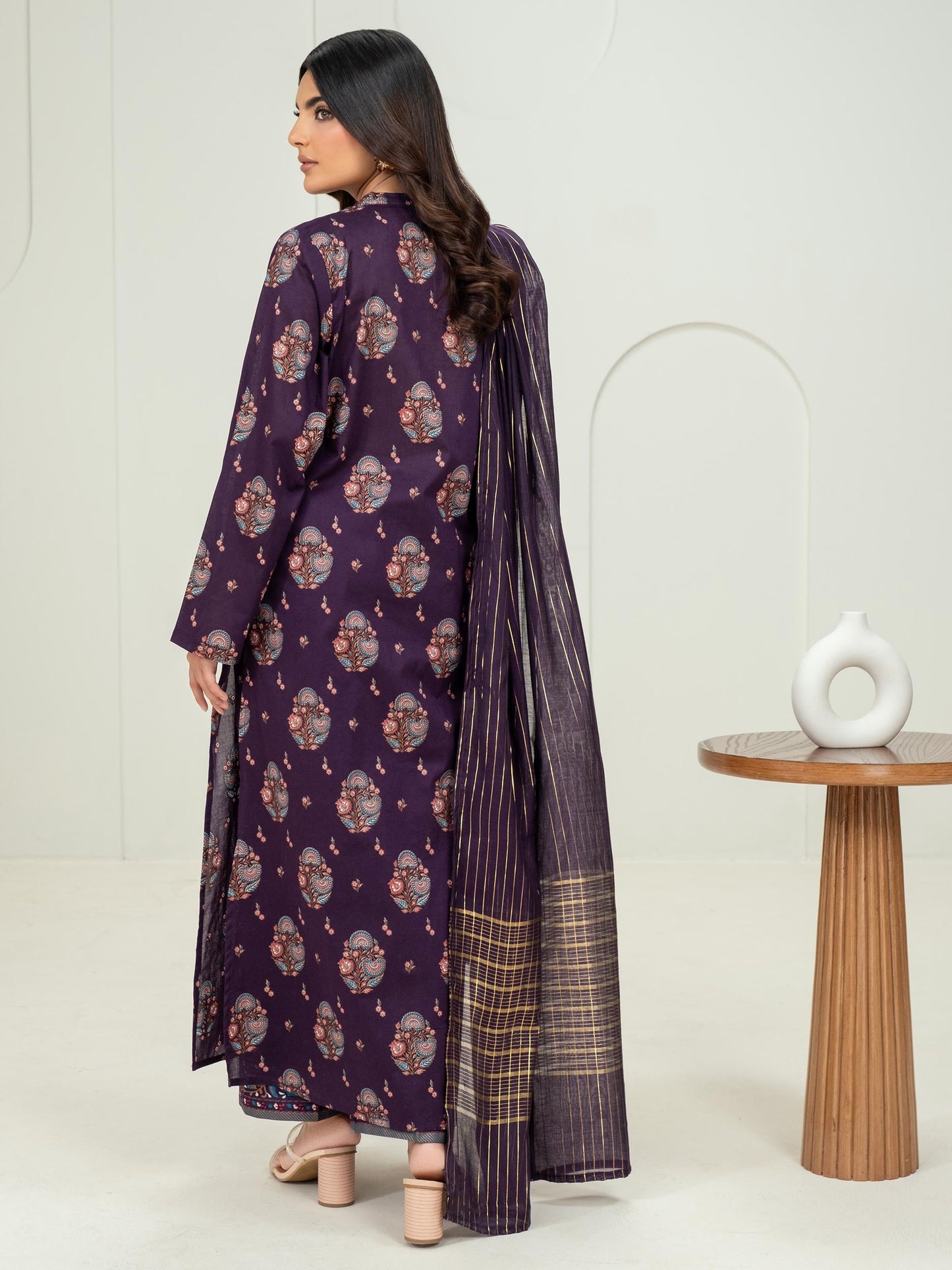 3 Piece Lawn Suit-Paste Print (Unstitched)