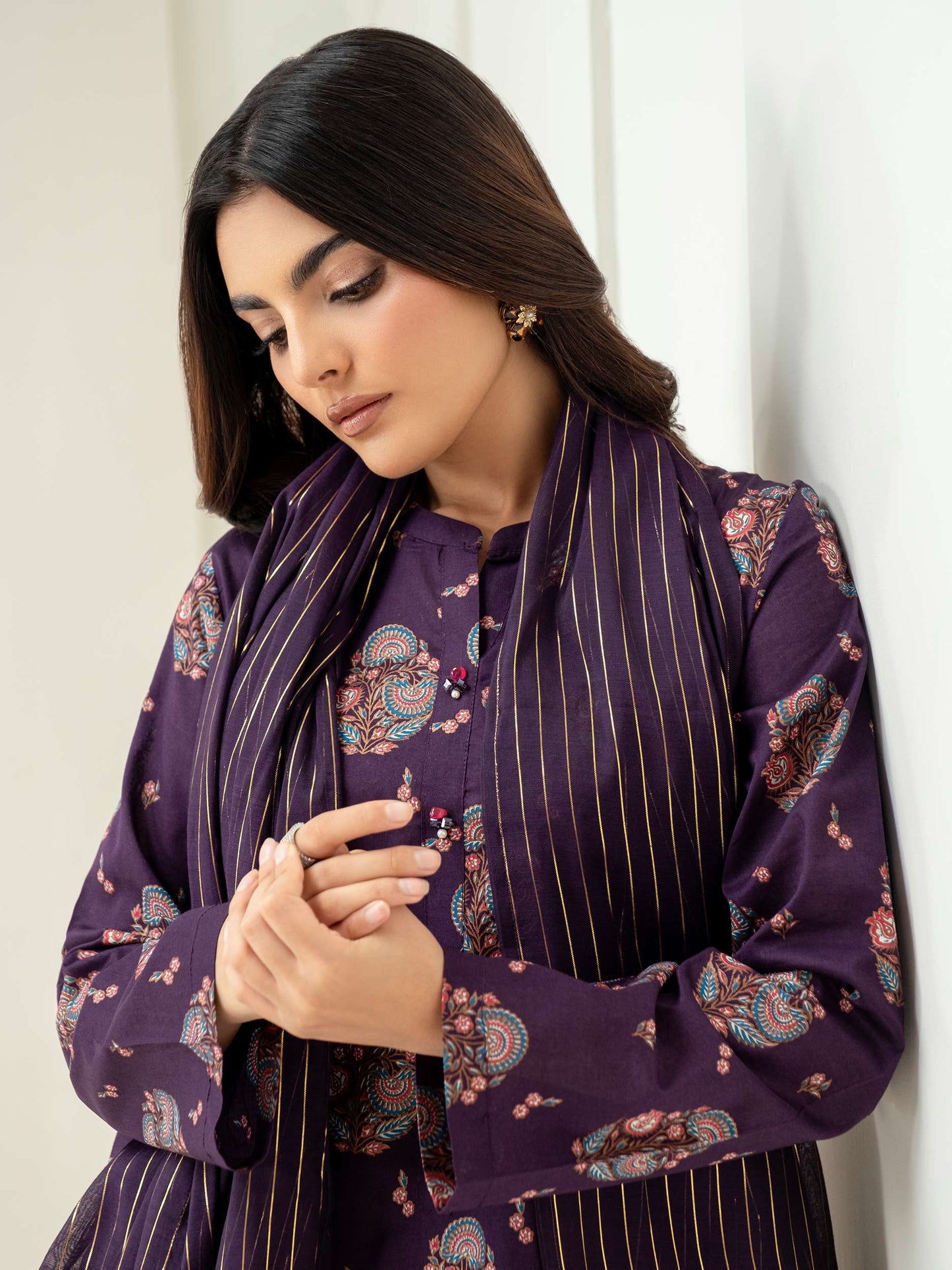 3 Piece Lawn Suit-Paste Print (Unstitched)