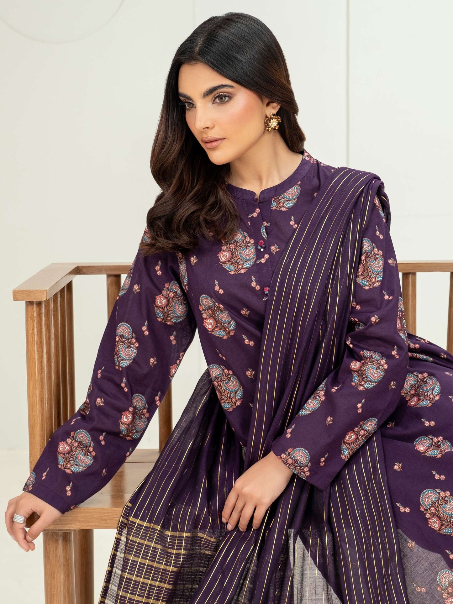 3 Piece Lawn Suit-Paste Print (Unstitched)