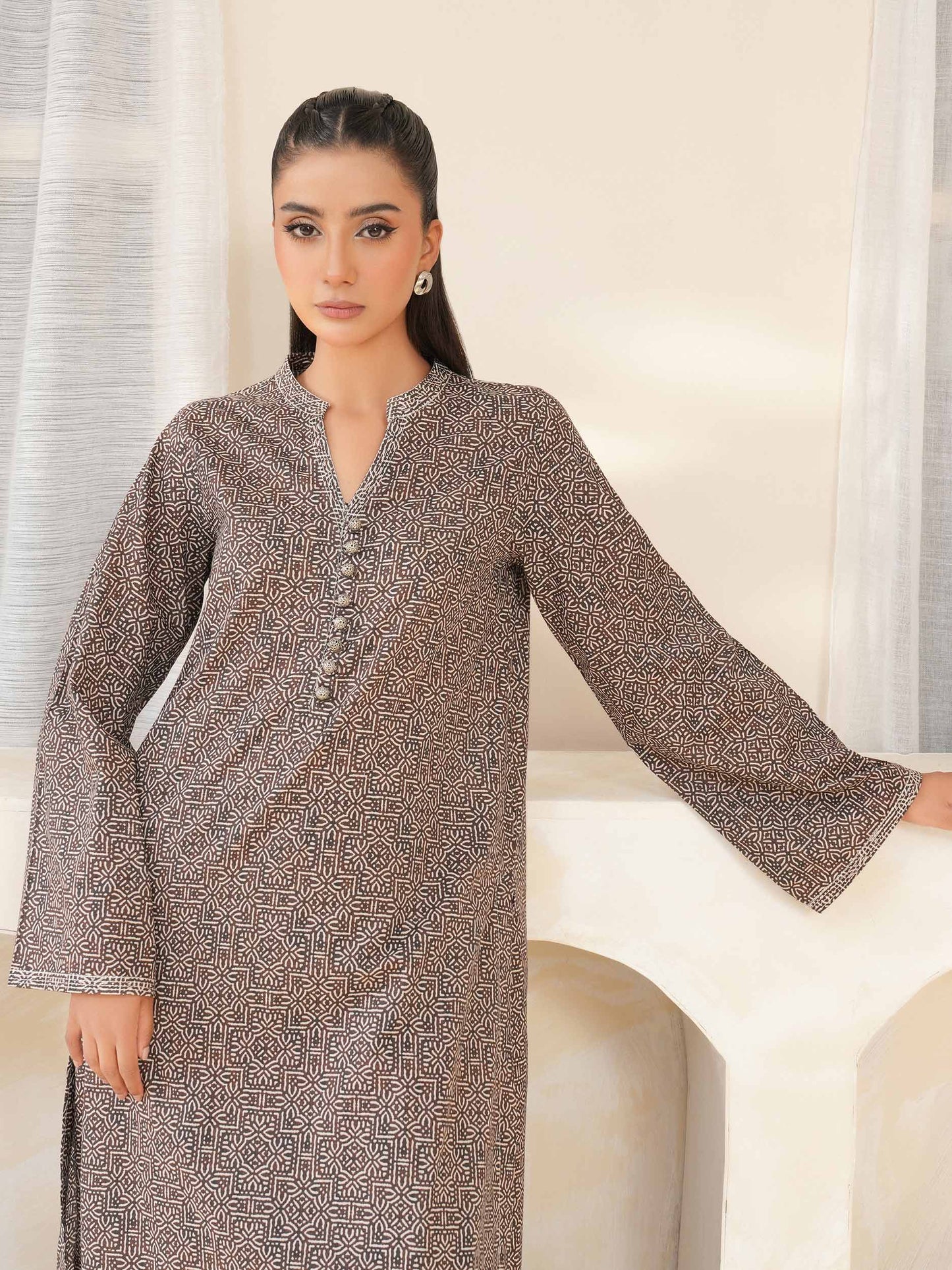 Lawn Shirt-Printed (Unstitched)