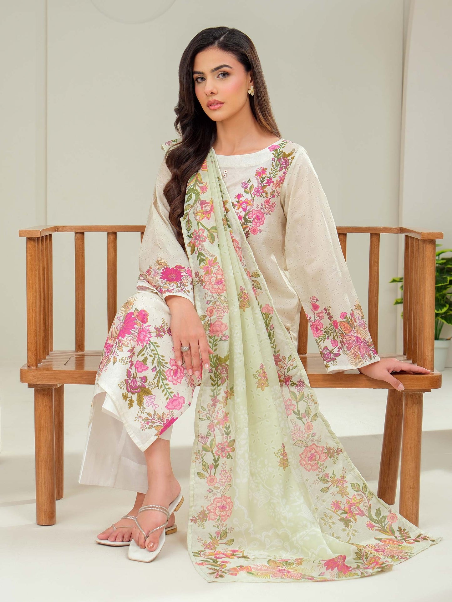2 Piece Lawn Suit-Printed (Unstitched)