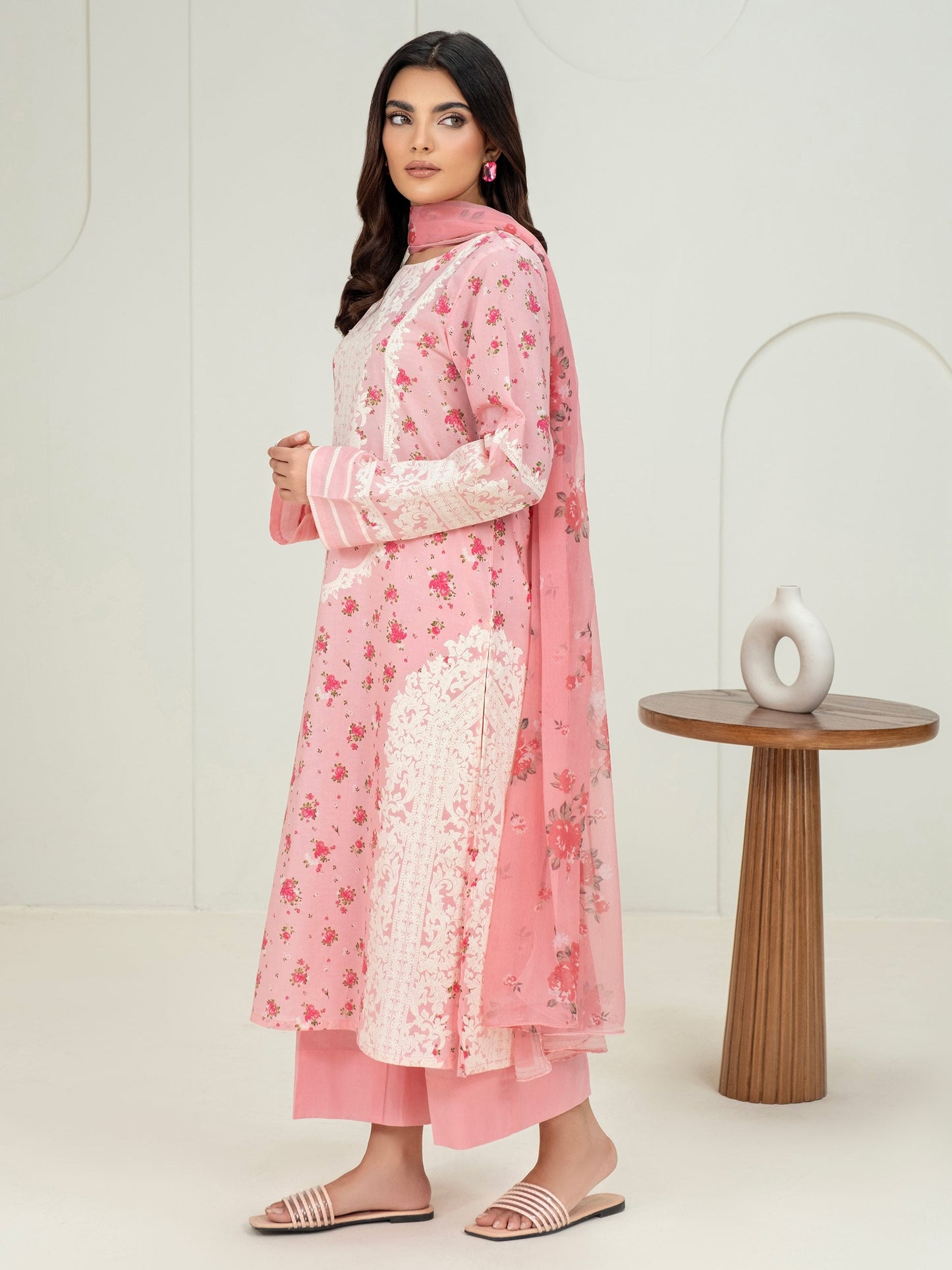3 Piece Lawn Suit-Paste Print (Unstitched)