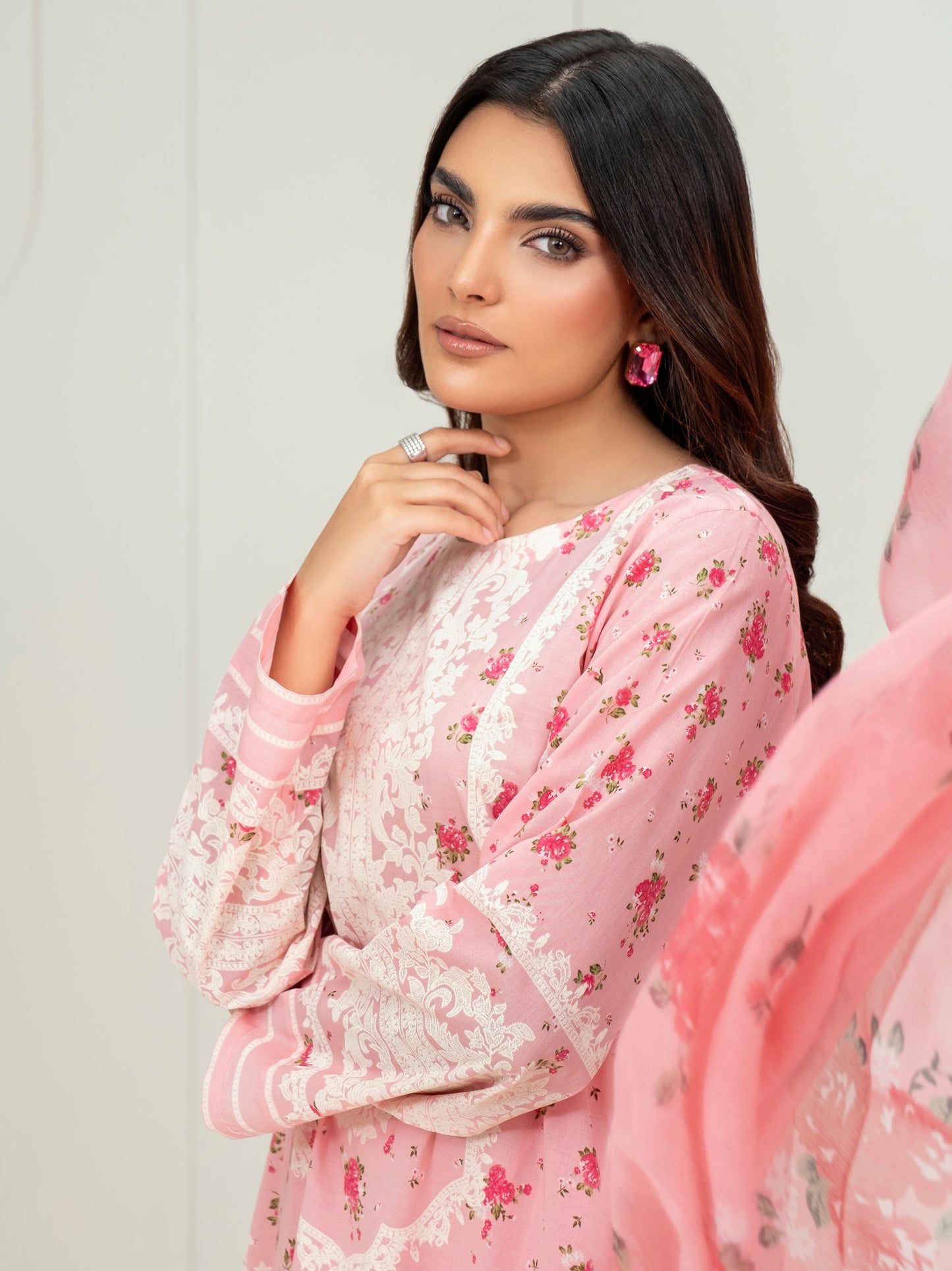 3 Piece Lawn Suit-Paste Print (Unstitched)