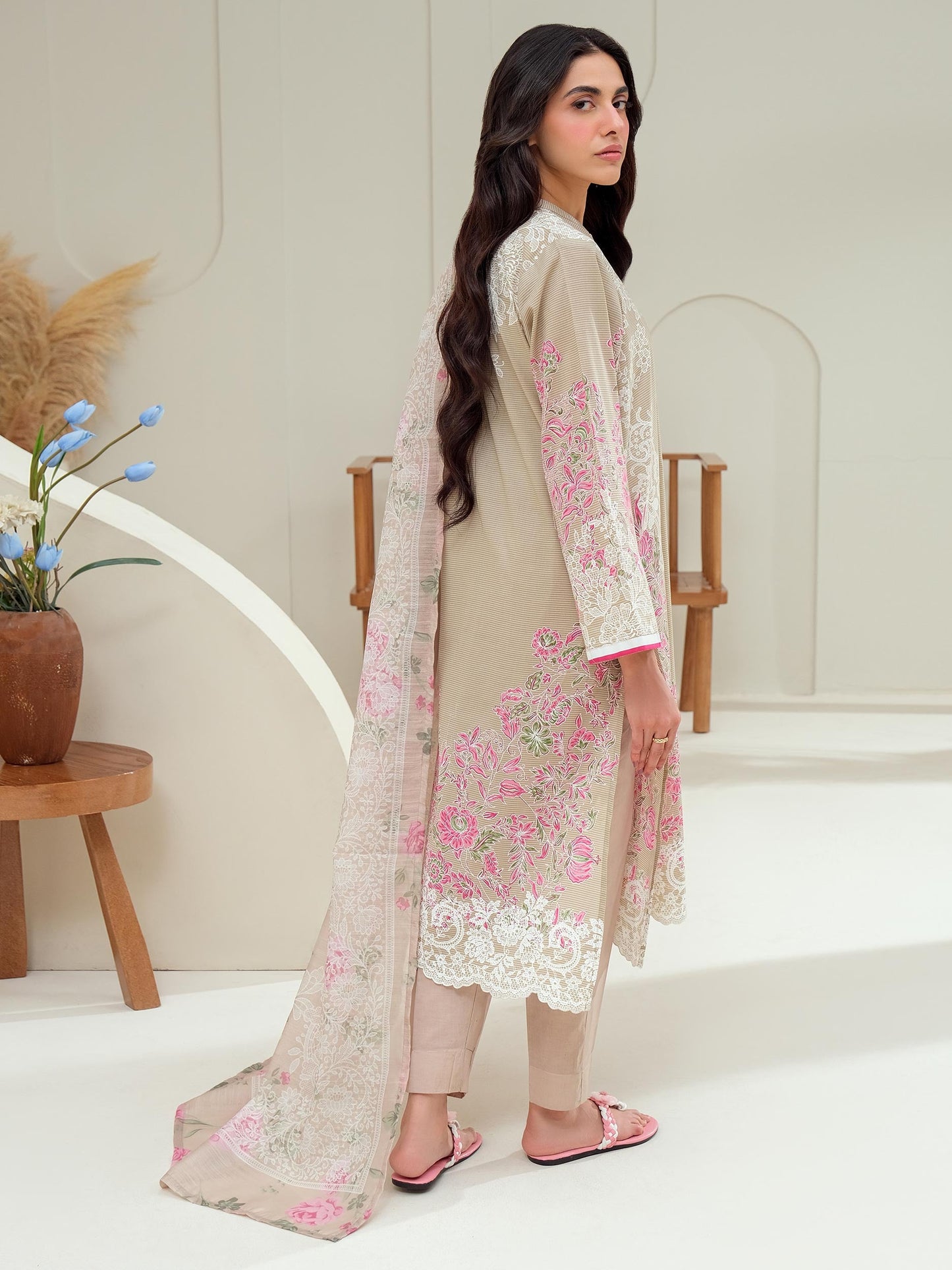 2 Piece Lawn Suit-Paste Print (Unstitched)