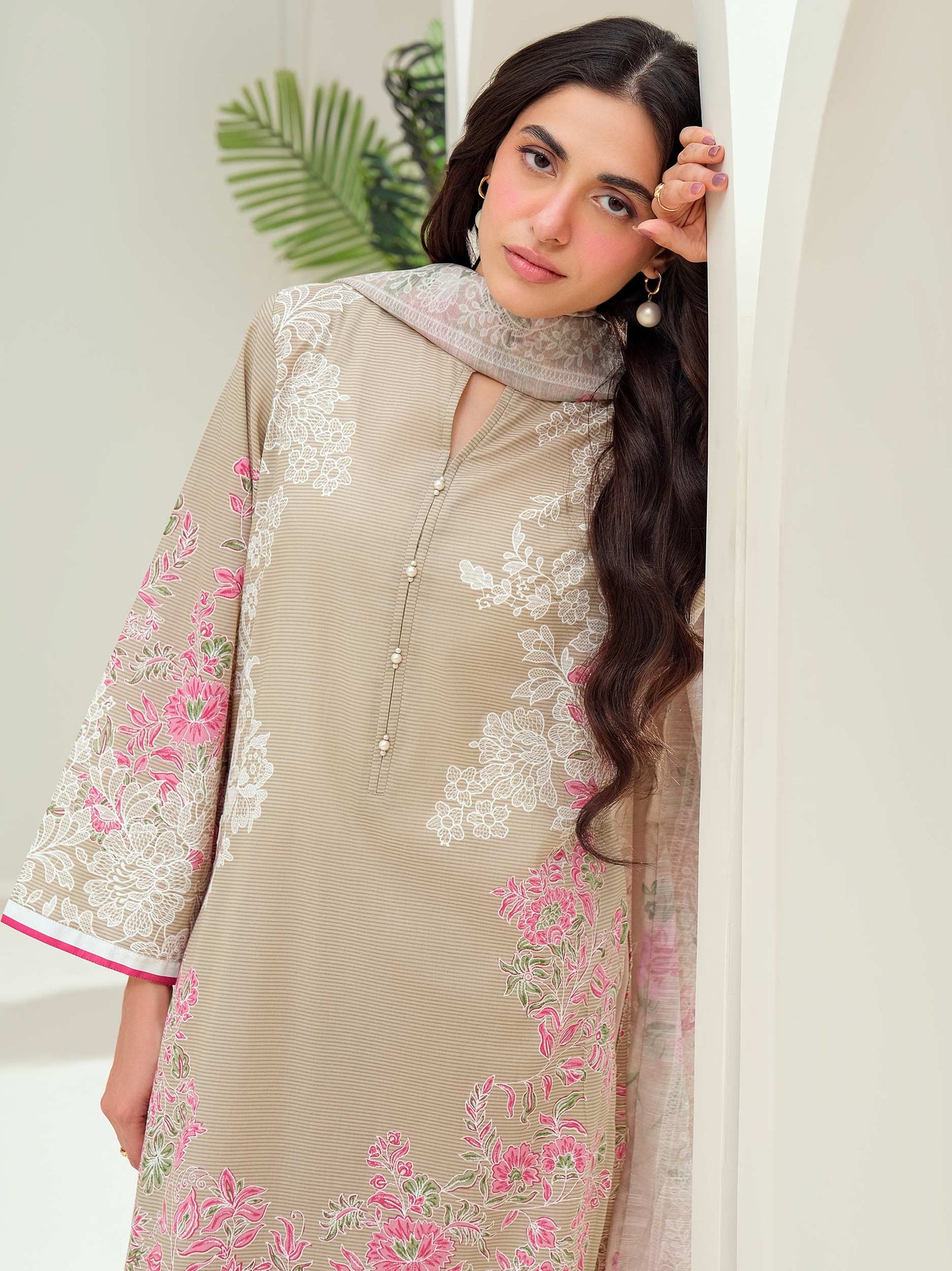 2 Piece Lawn Suit-Paste Print (Unstitched)