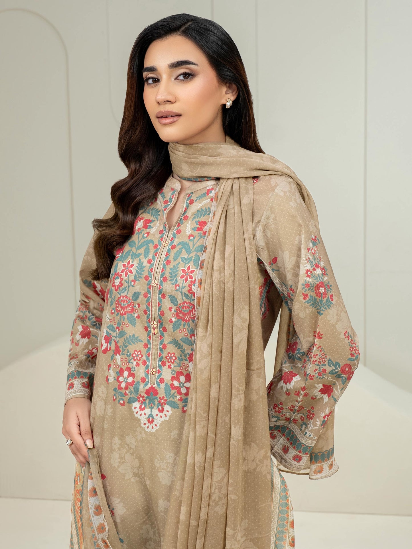 2 Piece Lawn Suit-Printed (Unstitched)