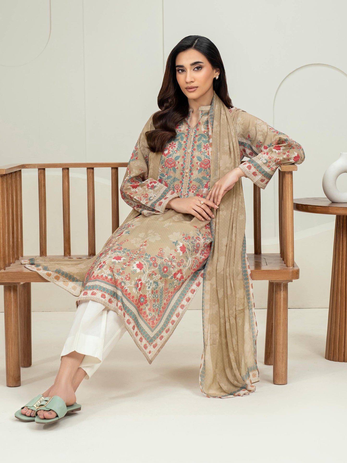 2 Piece Lawn Suit-Printed (Unstitched)