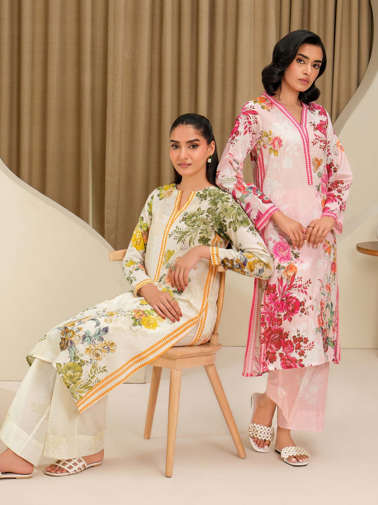 2 Piece Lawn Suit-Printed (Unstitched)