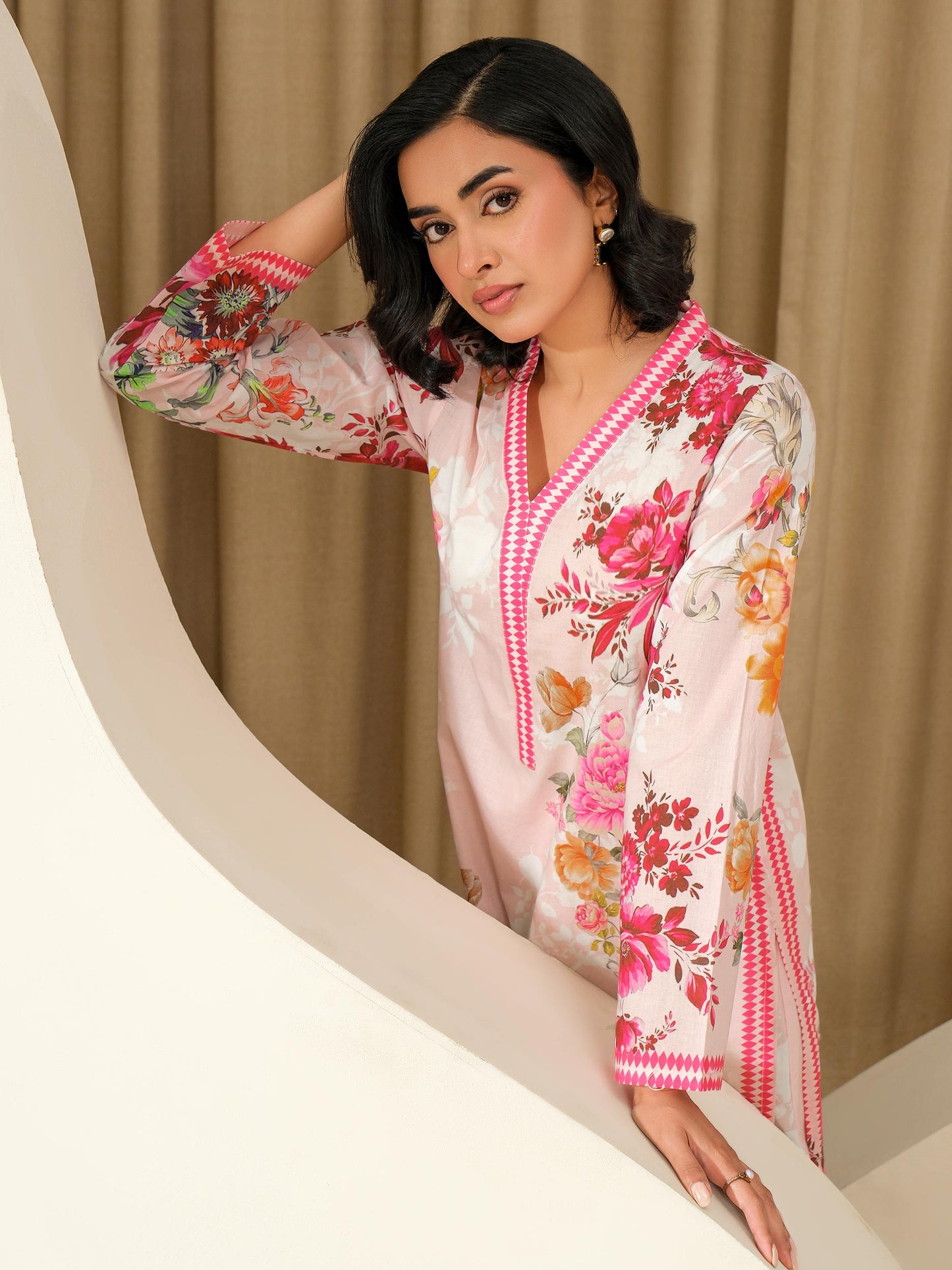 2 Piece Lawn Suit-Printed (Unstitched)