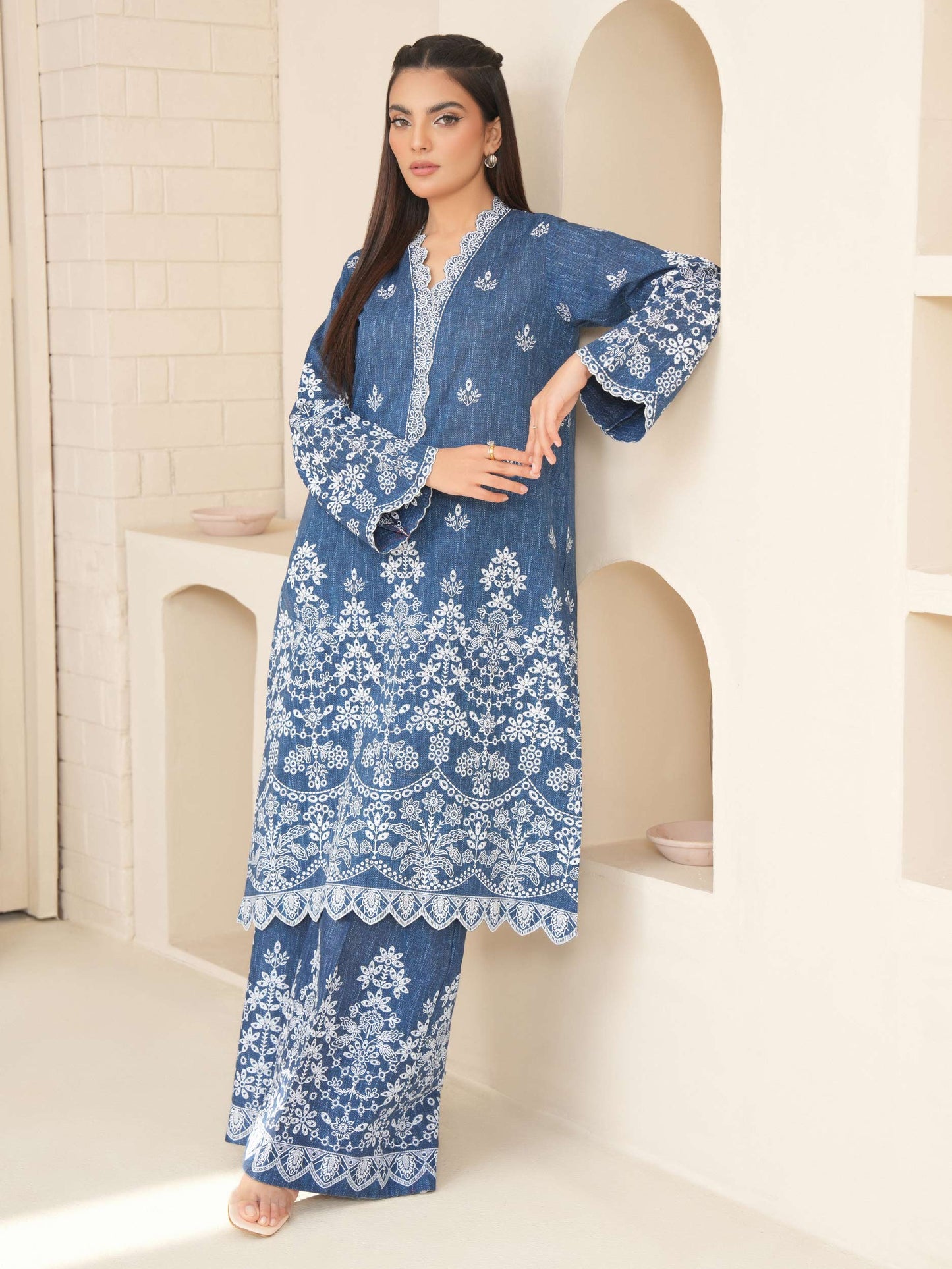 2 Piece Lawn Suit-Paste Print (Unstitched)