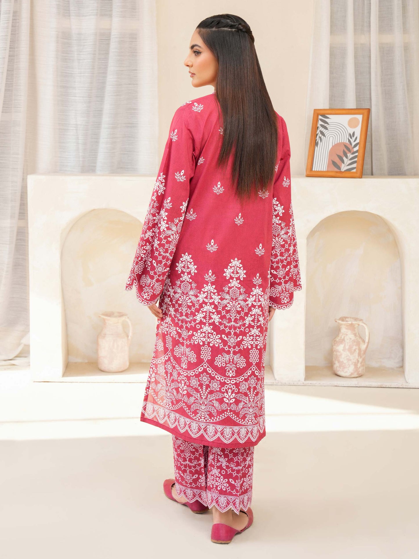 2 Piece Lawn Suit-Paste Print (Unstitched)