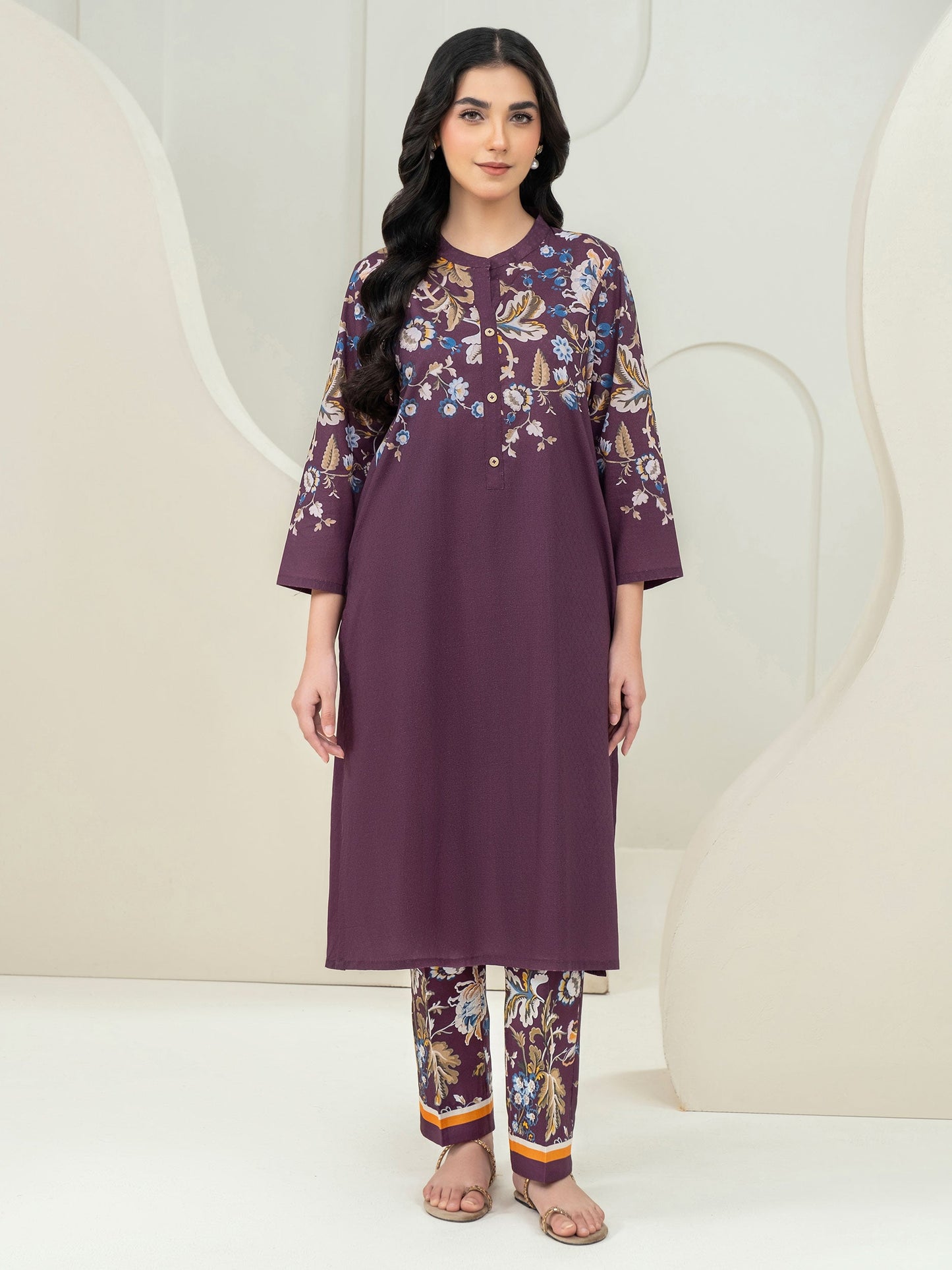 2 Piece Lawn Suit-Printed (Unstitched)