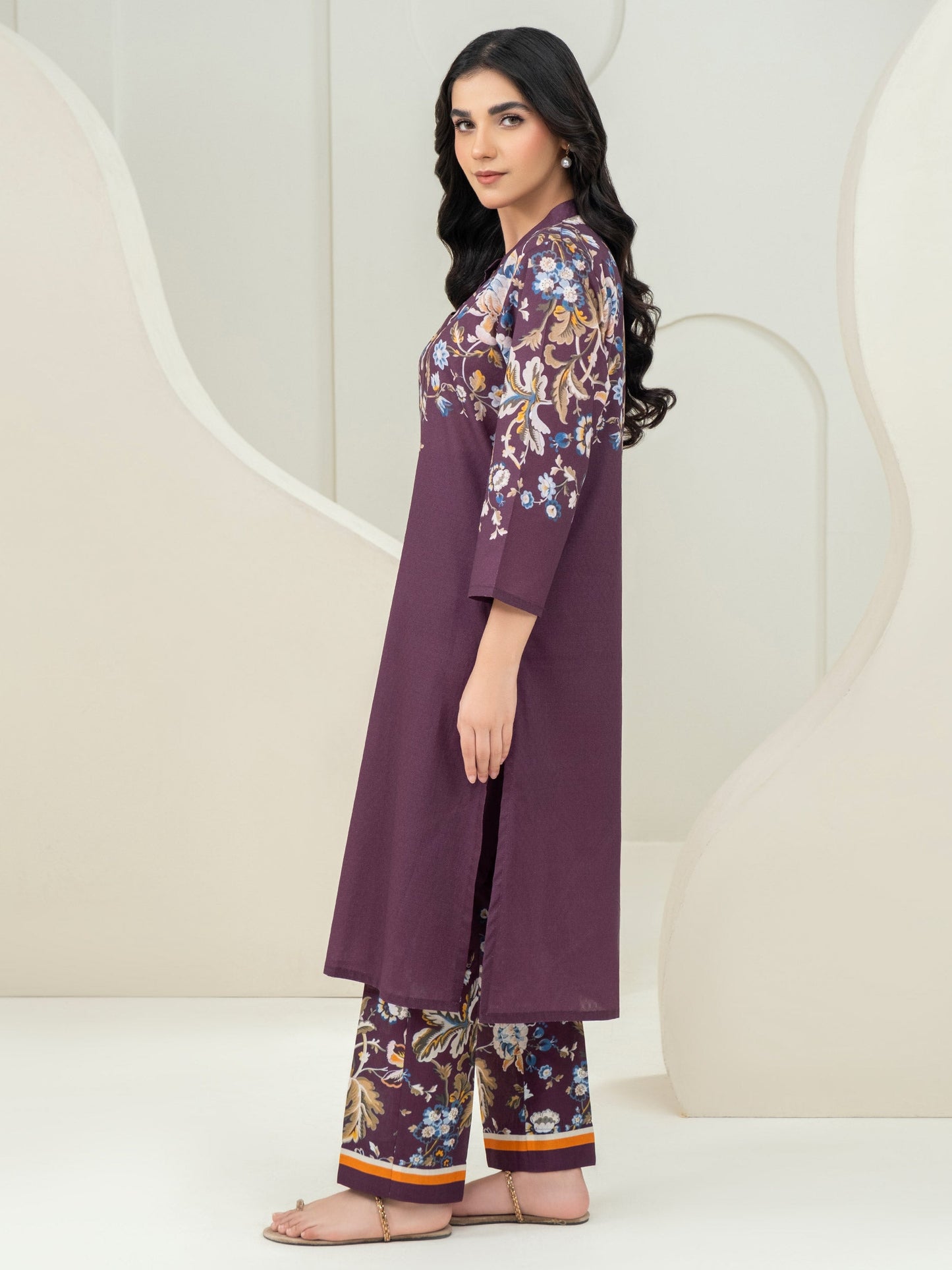 2 Piece Lawn Suit-Printed (Unstitched)