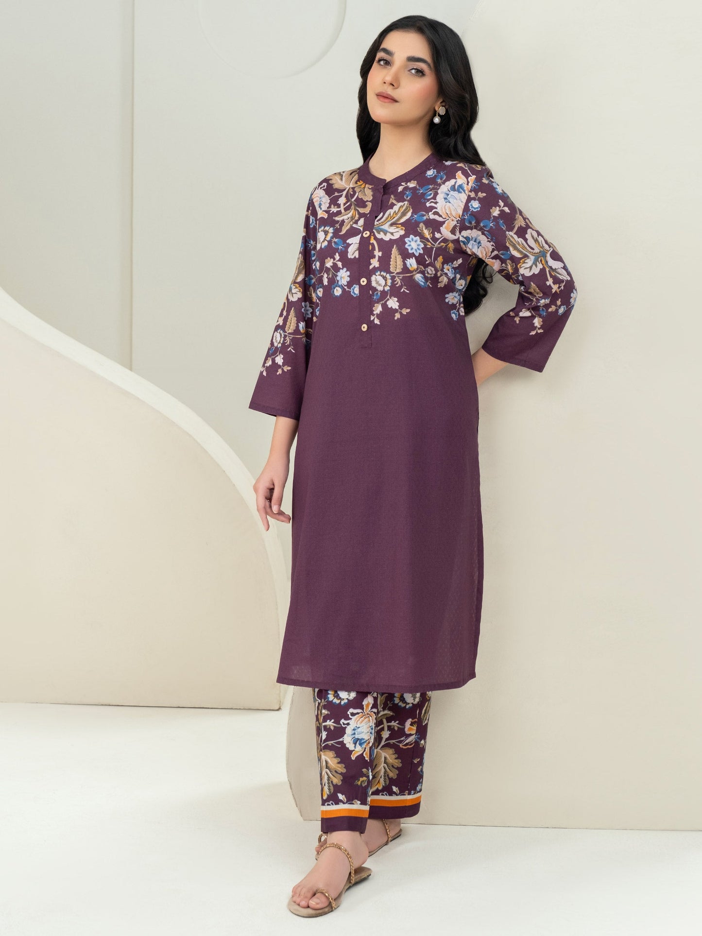 2 Piece Lawn Suit-Printed (Unstitched)