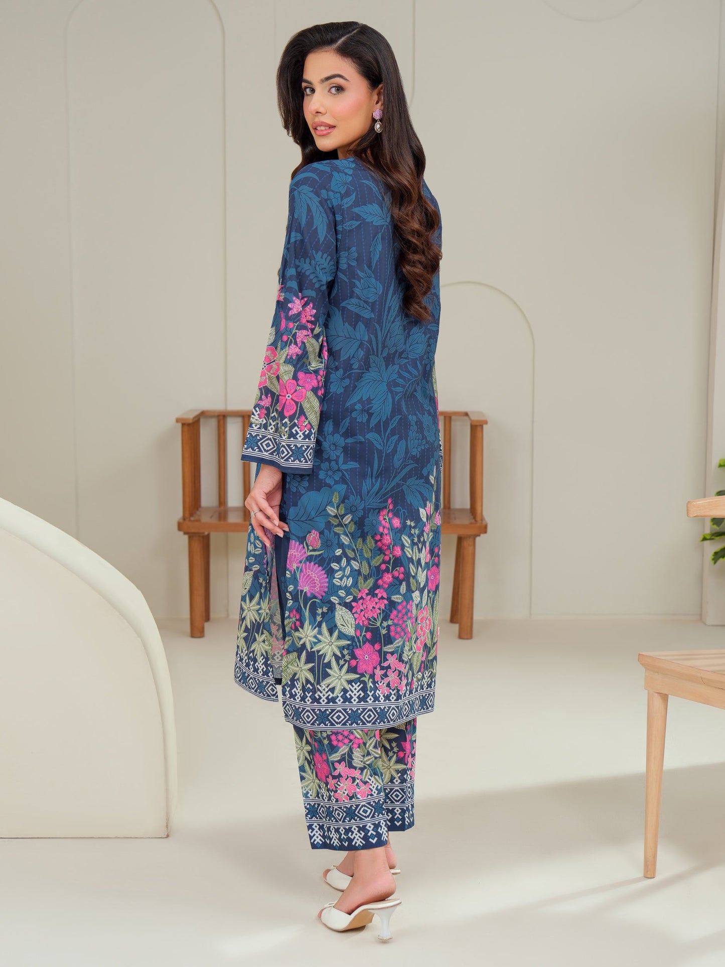 2 Piece Lawn Suit-Printed (Unstitched)