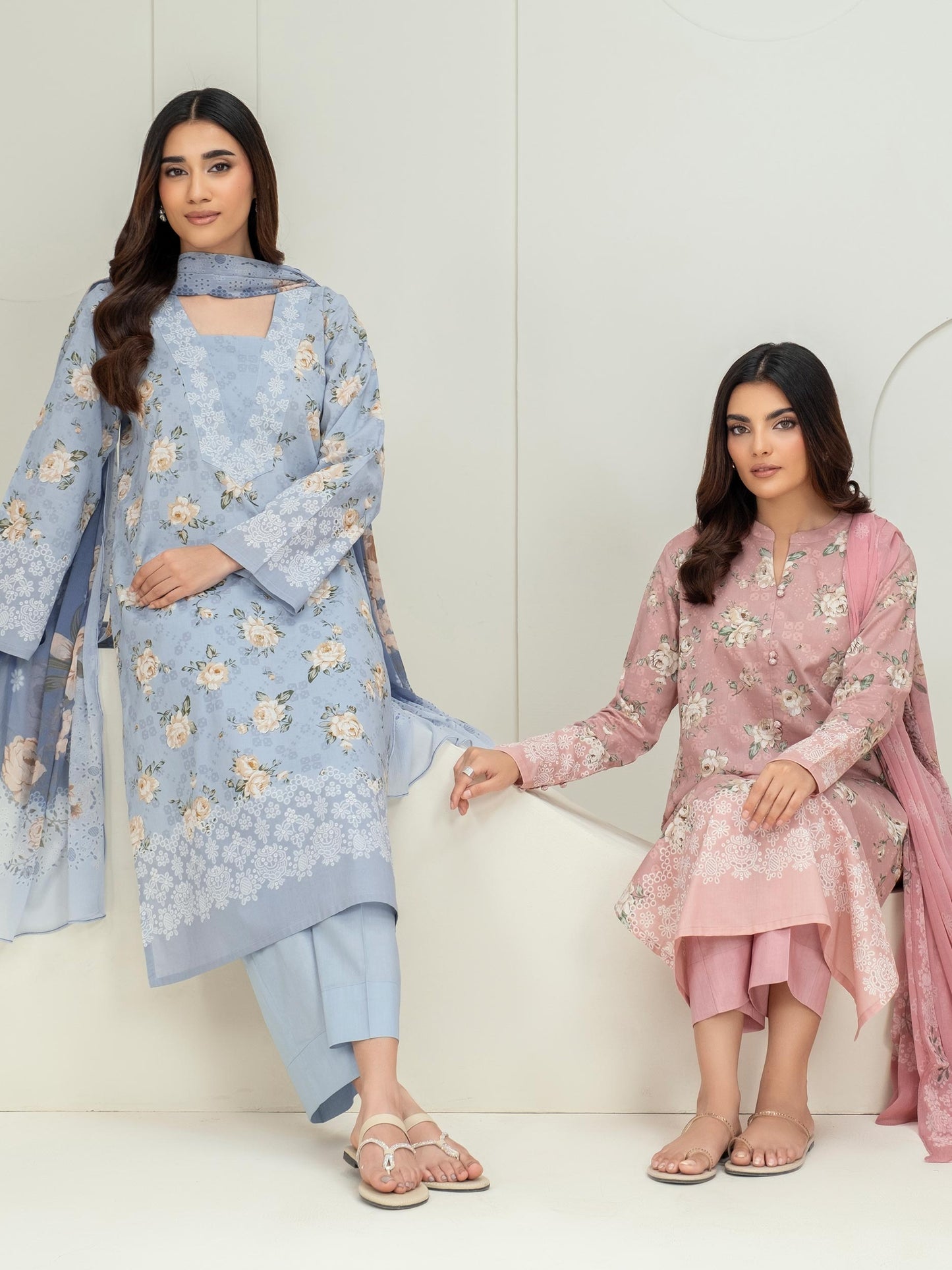 3 Piece Lawn Suit-Paste Print (Unstitched)