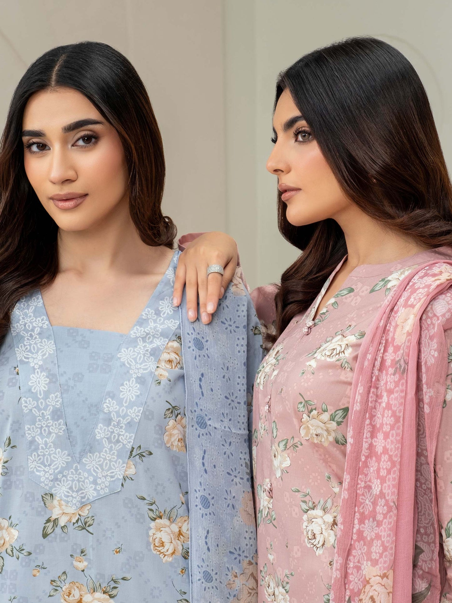 3 Piece Lawn Suit-Paste Print (Unstitched)