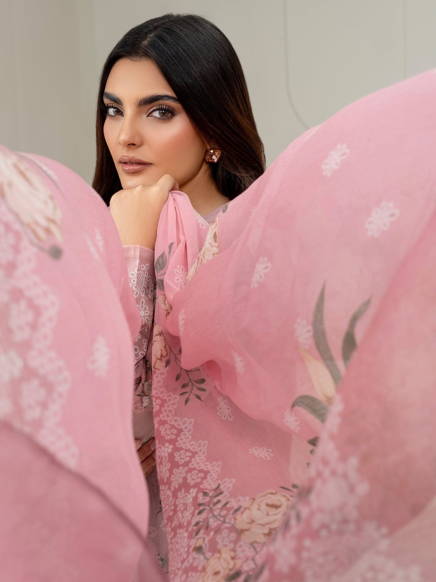 3 Piece Lawn Suit-Paste Print (Unstitched)