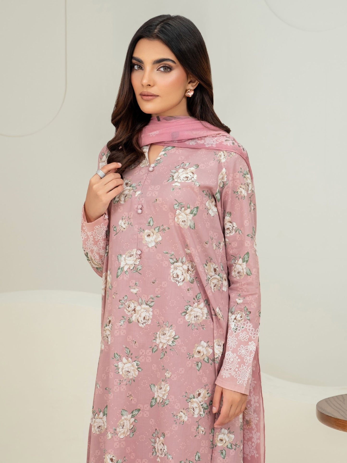 3 Piece Lawn Suit-Paste Print (Unstitched)