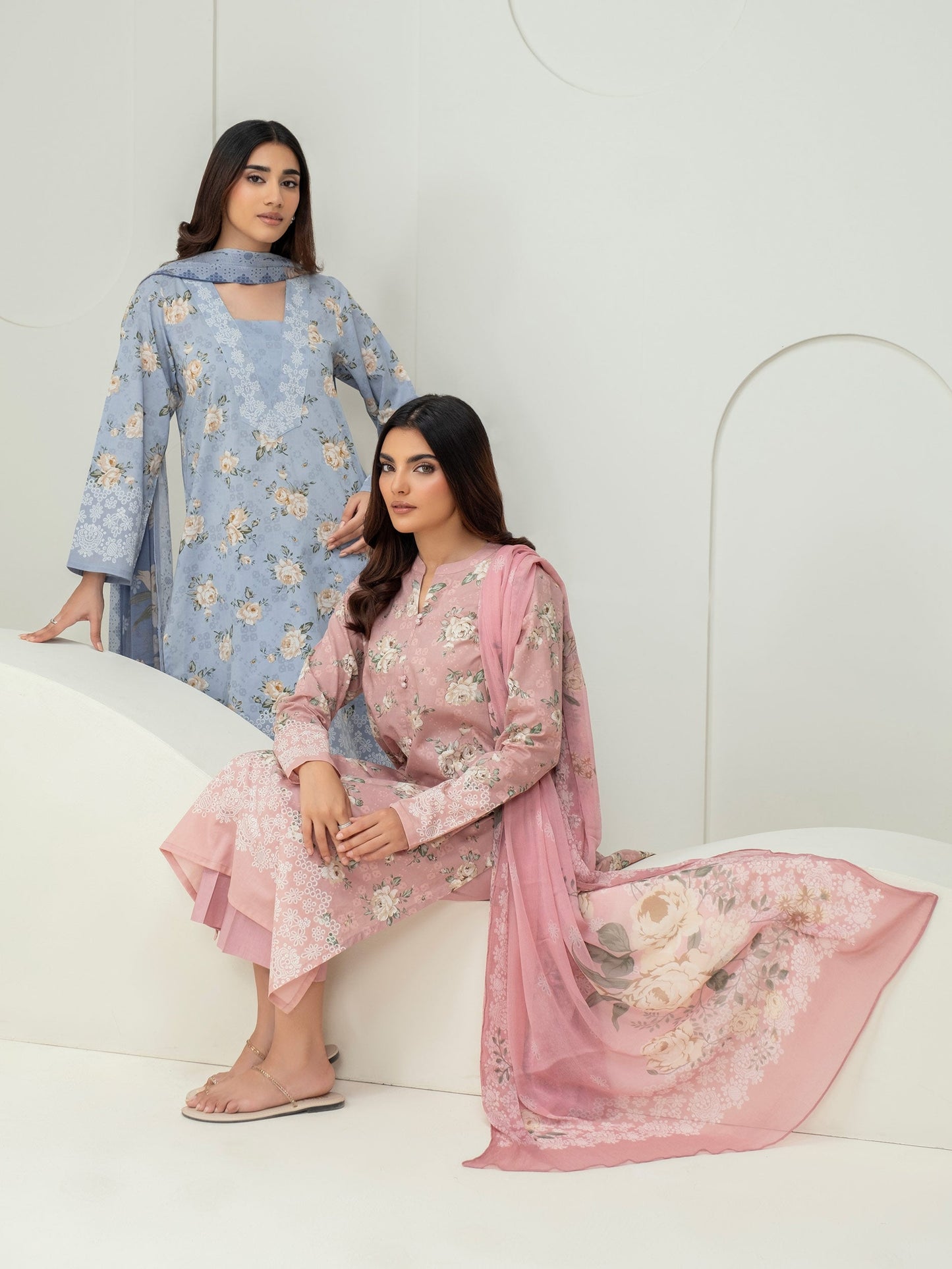 3 Piece Lawn Suit-Paste Print (Unstitched)