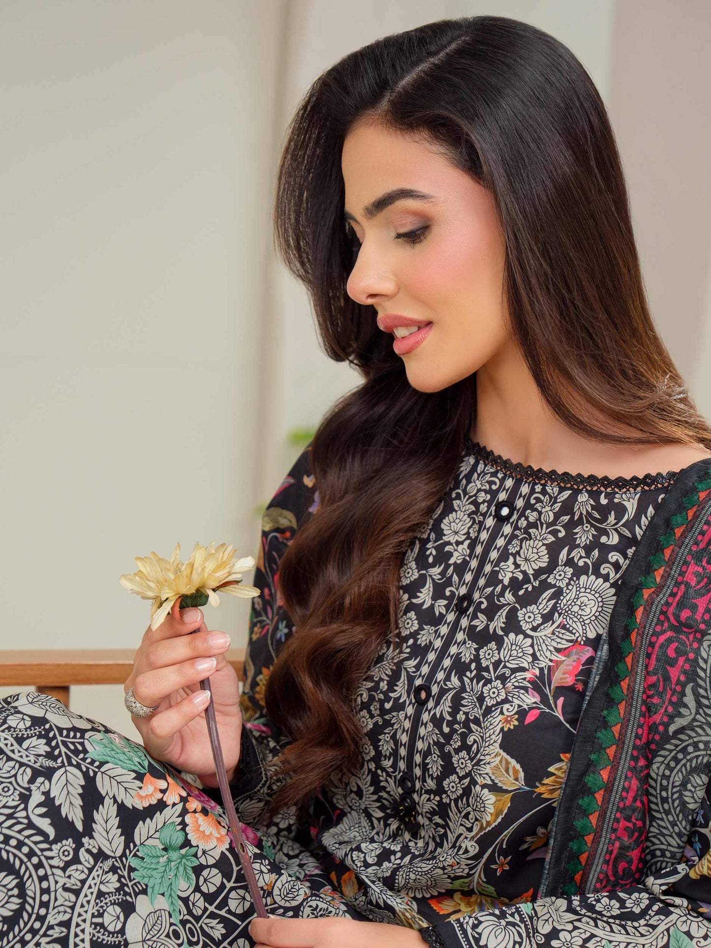 3 Piece Lawn Suit-Printed (Unstitched)