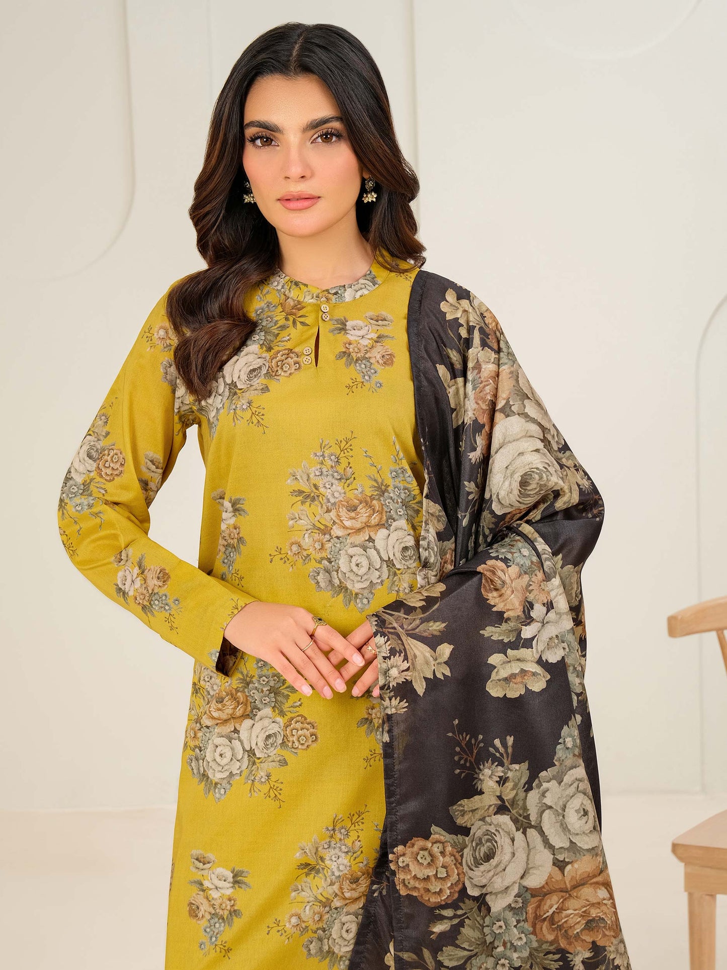 3 Piece Lawn Suit-Printed (Unstitched)
