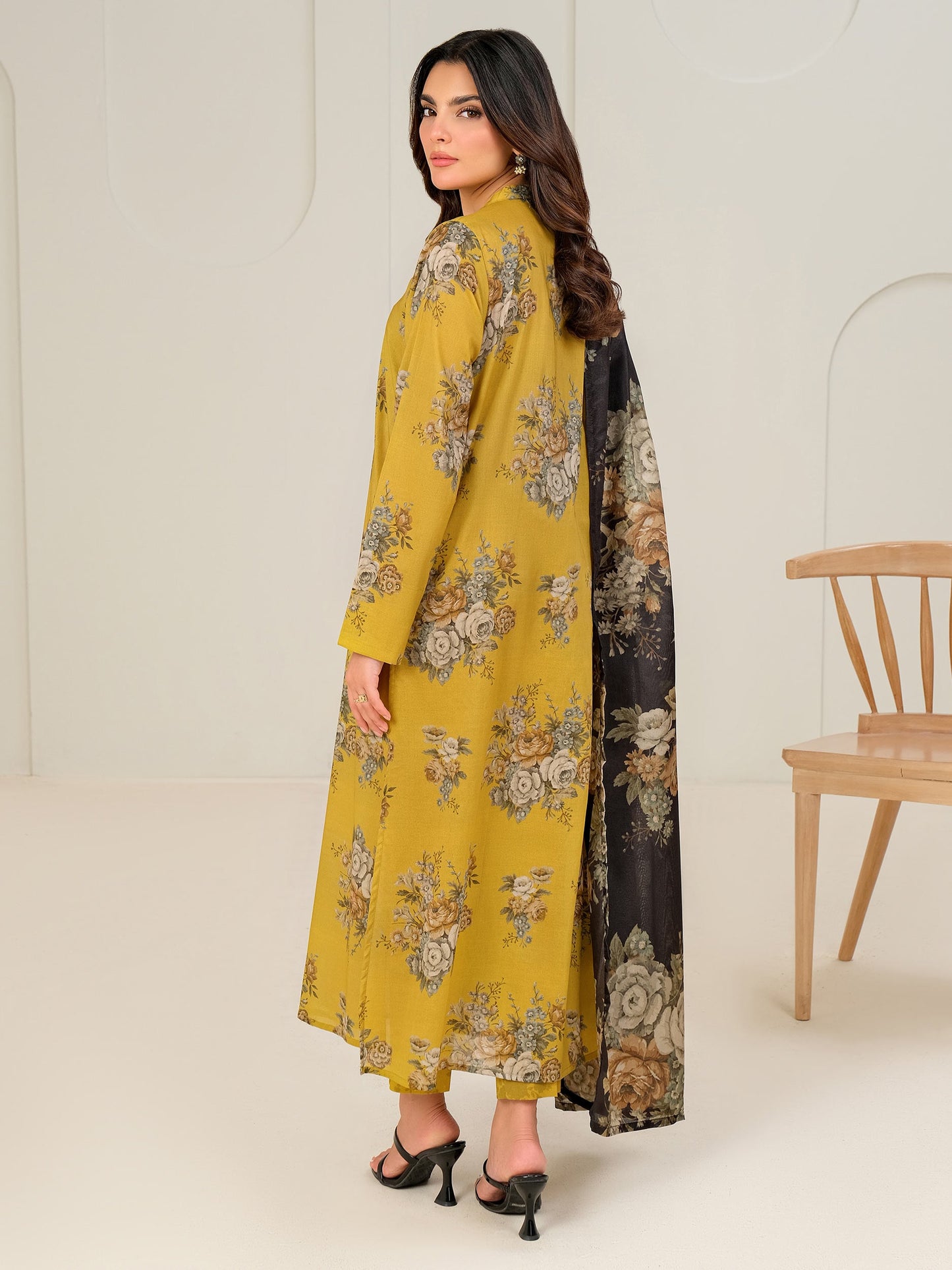 3 Piece Lawn Suit-Printed (Unstitched)