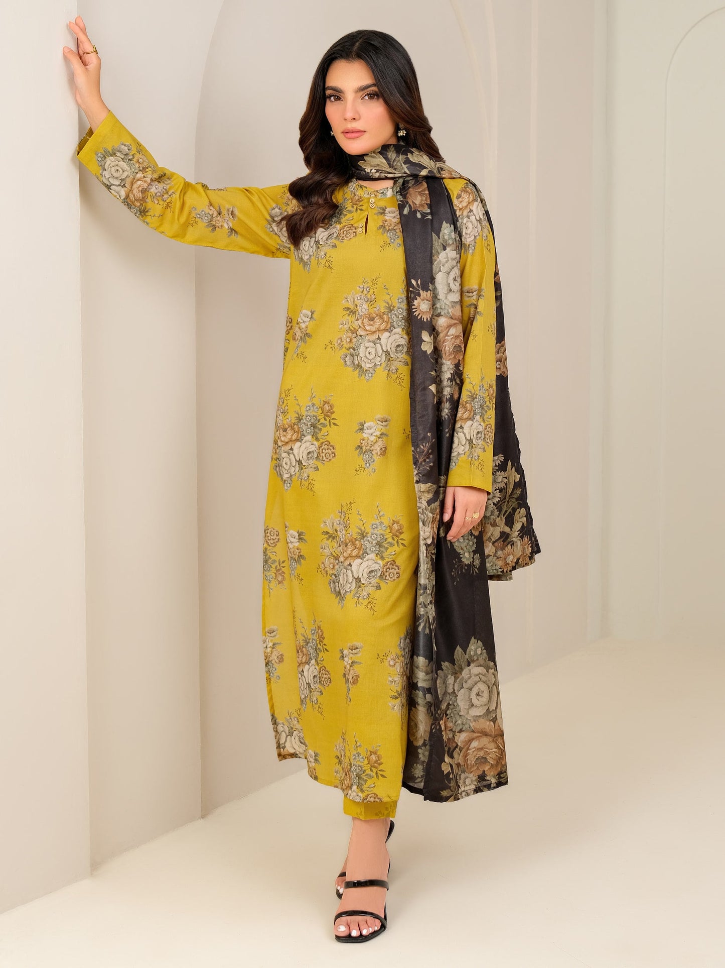 3 Piece Lawn Suit-Printed (Unstitched)