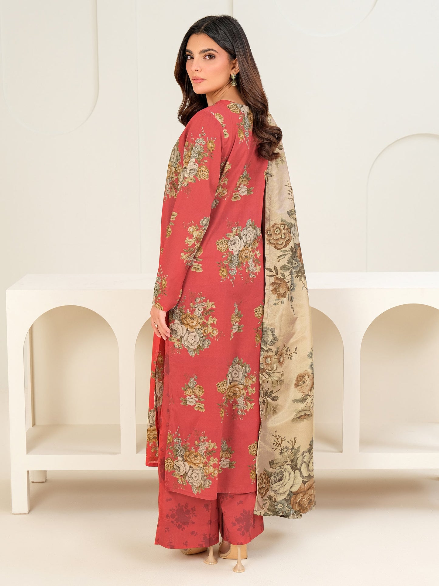 3 Piece Lawn Suit-Printed (Unstitched)