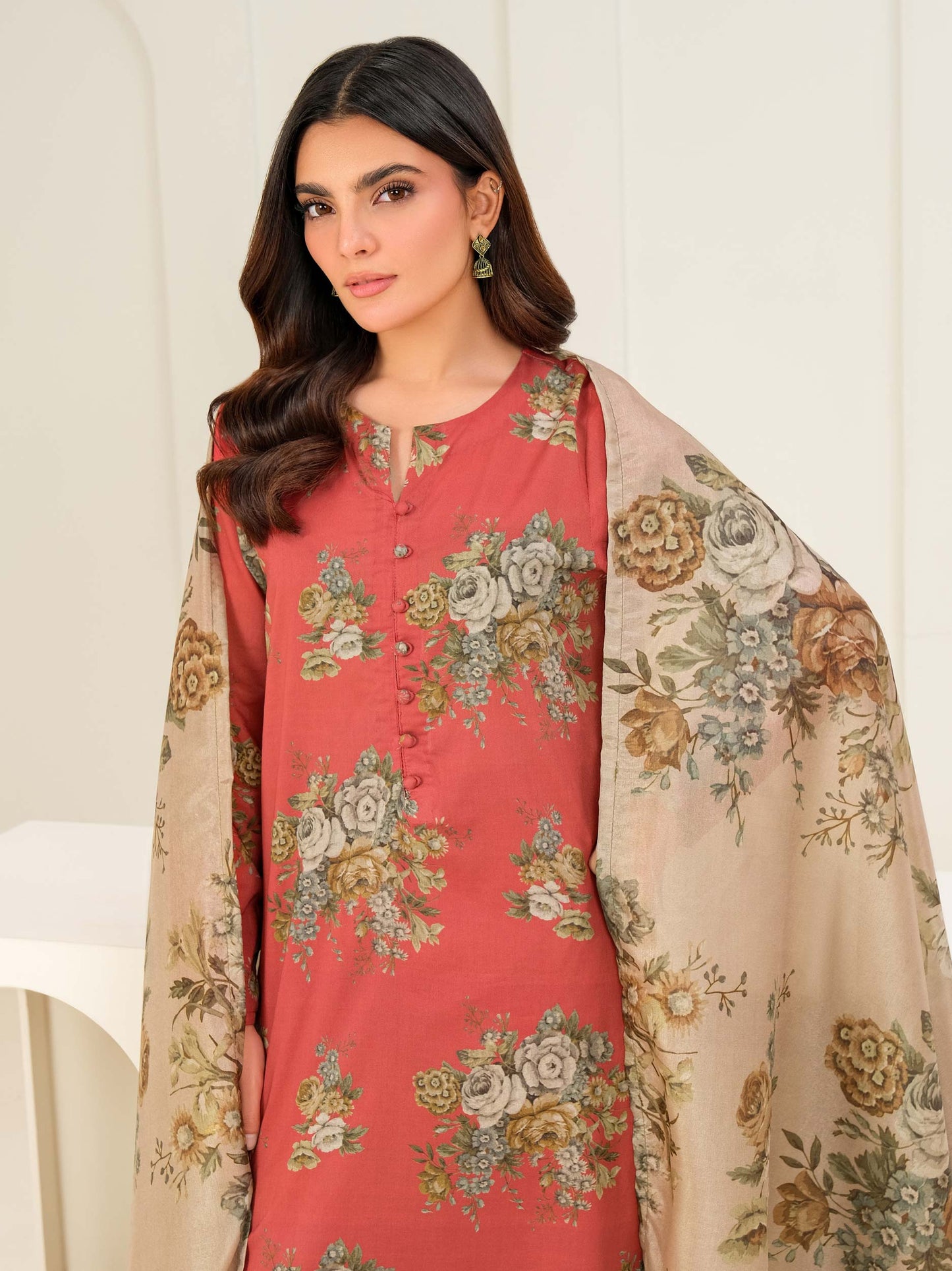 3 Piece Lawn Suit-Printed (Unstitched)