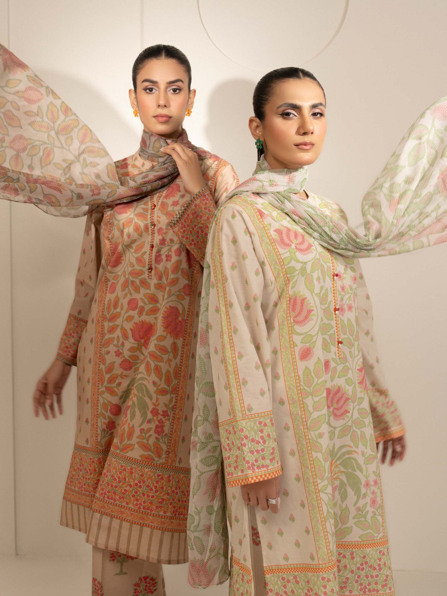 3 Piece Lawn Suit-Printed (Unstitched)
