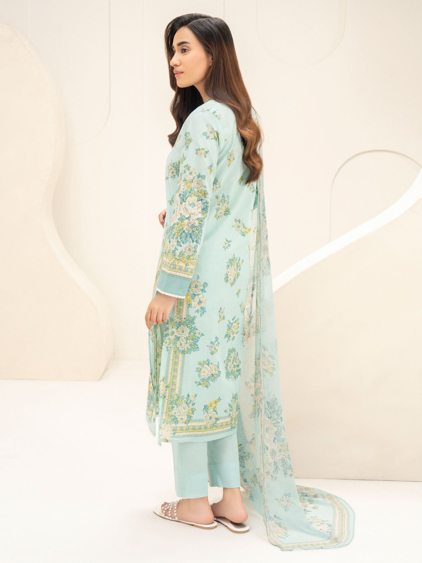 3 Piece Lawn Suit-Printed (Unstitched)