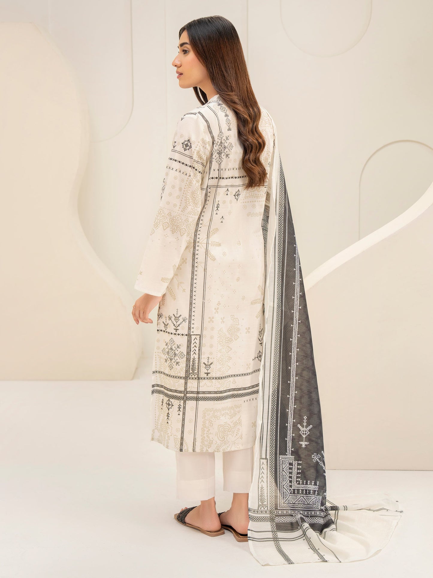 3 Piece Lawn Suit-Paste Print (Unstitched)