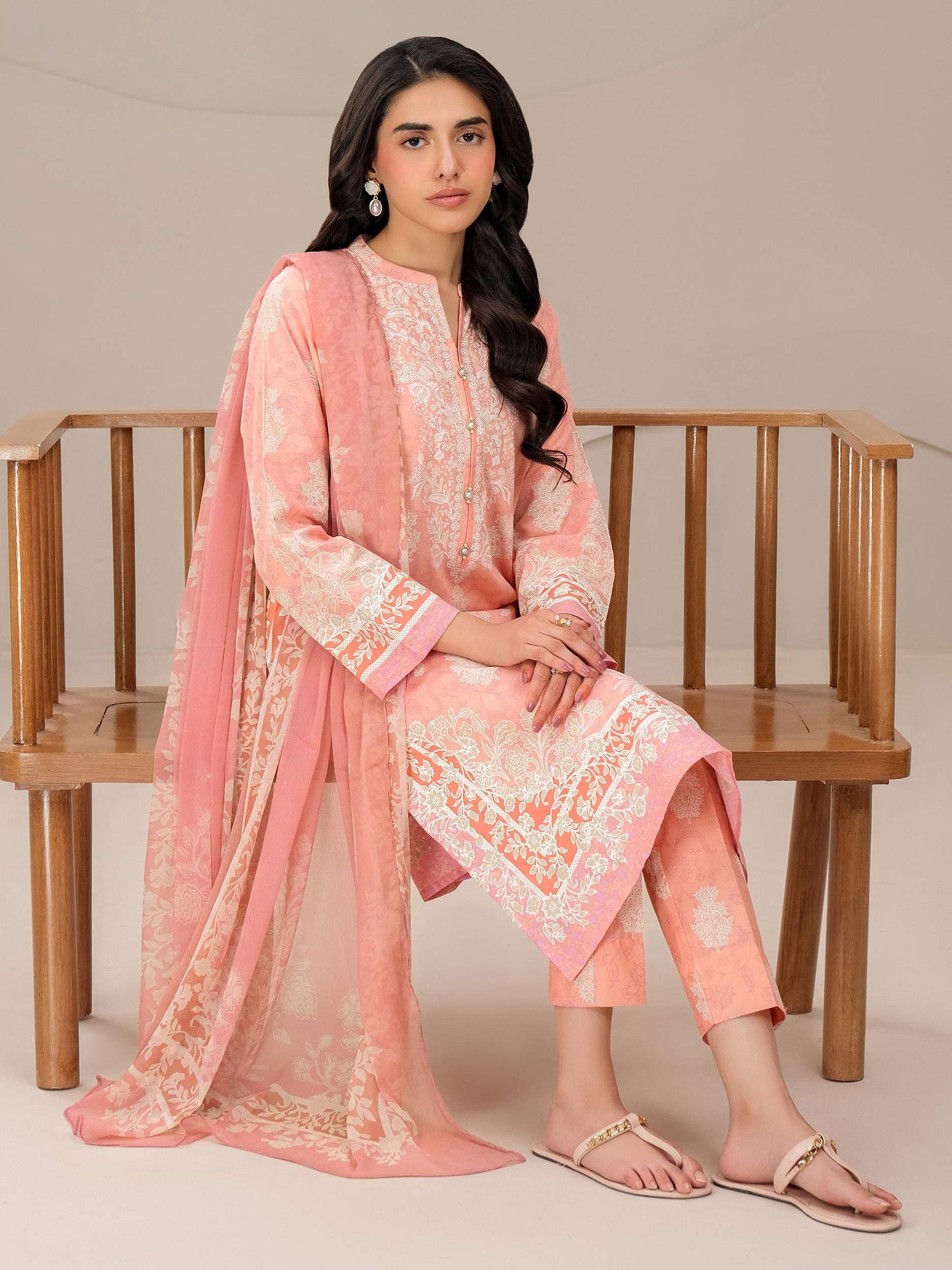 3 Piece Lawn Suit-Paste Print (Unstitched)