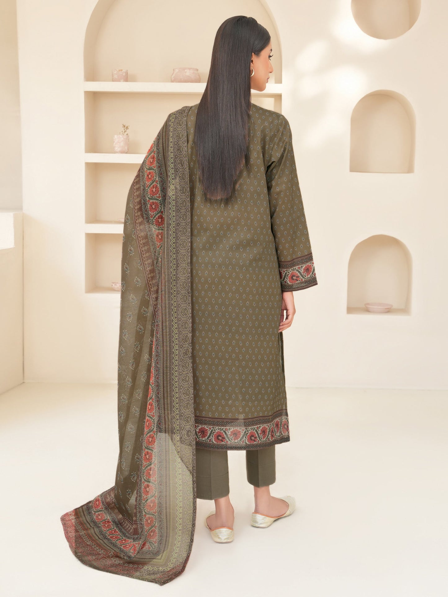 2 Piece Lawn Suit-Printed (Unstitched)