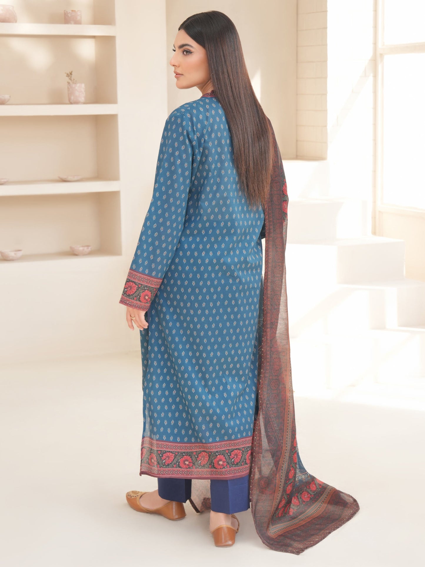 2 Piece Lawn Suit-Printed (Unstitched)