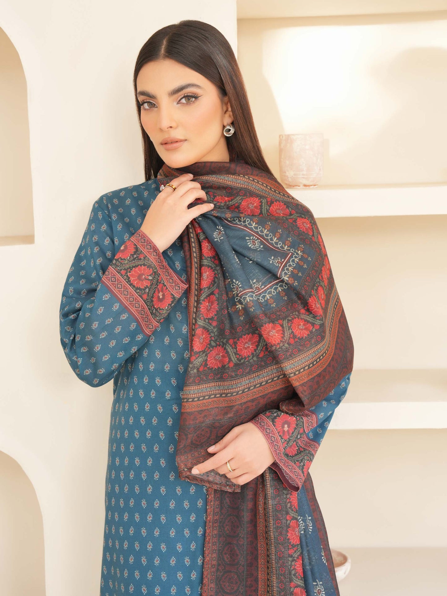 2 Piece Lawn Suit-Printed (Unstitched)