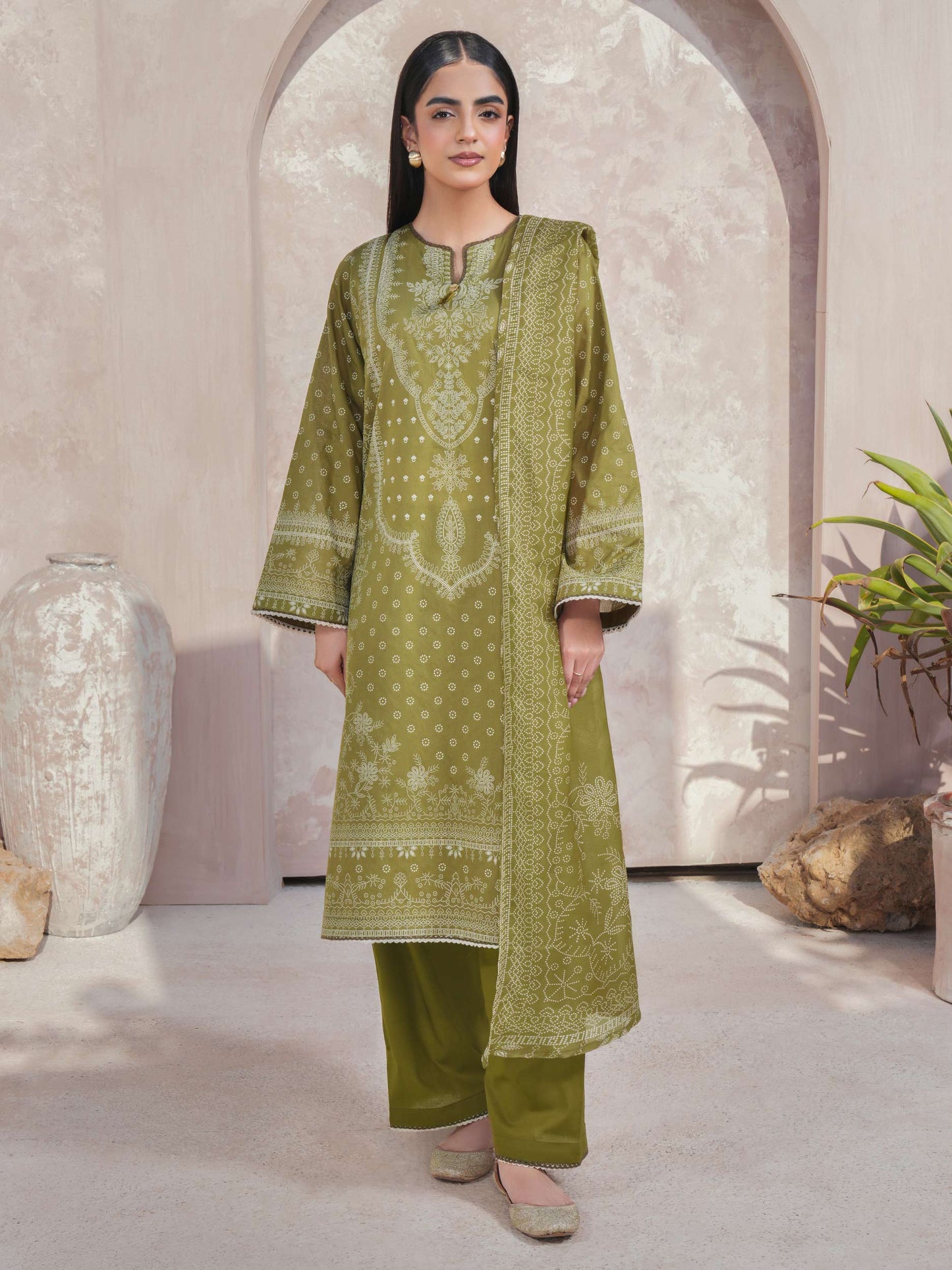 2 Piece Lawn Suit-Printed (Unstitched)