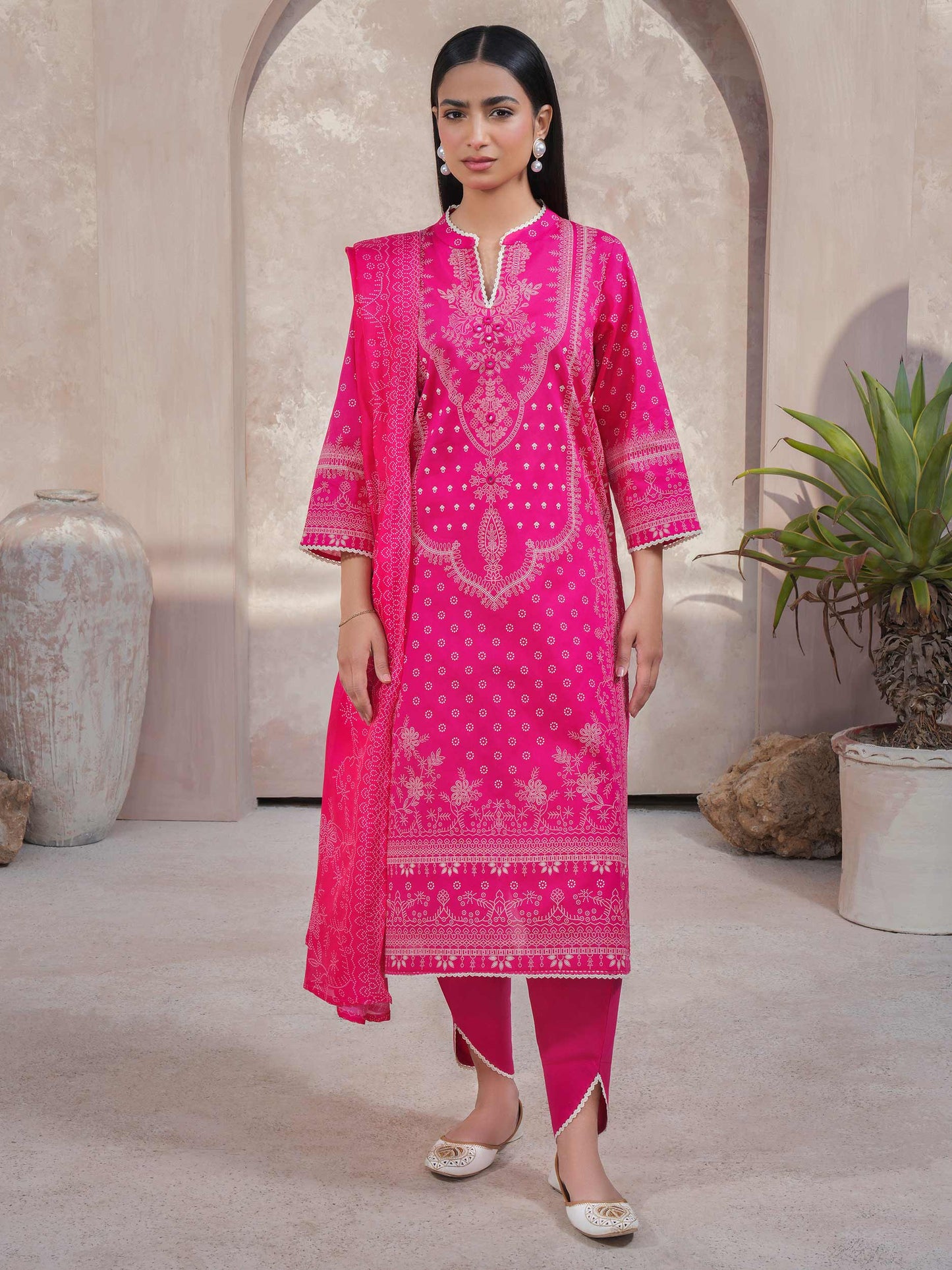 2 Piece Lawn Suit-Printed (Unstitched)