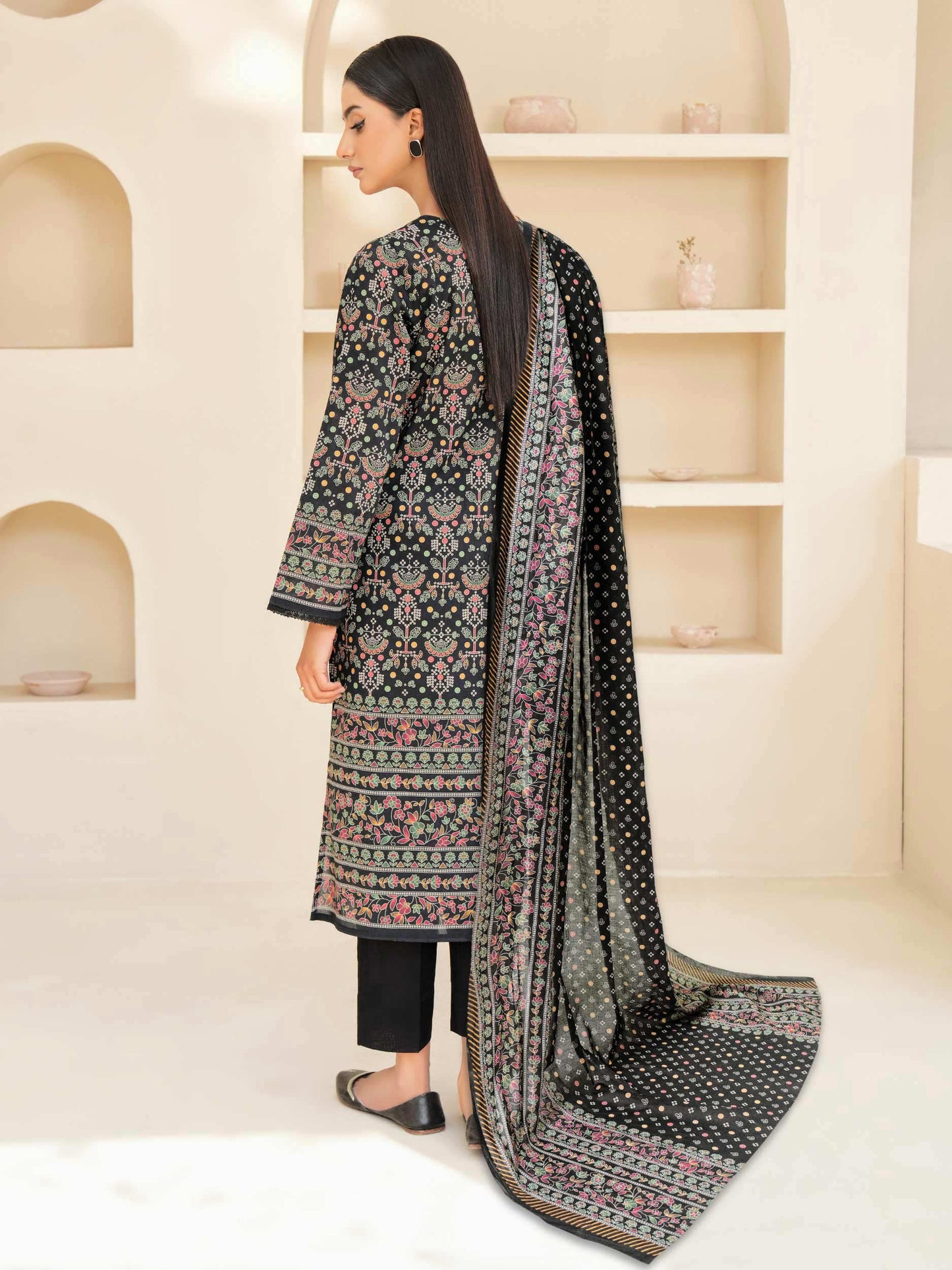 2 Piece Lawn Suit-Printed (Unstitched)