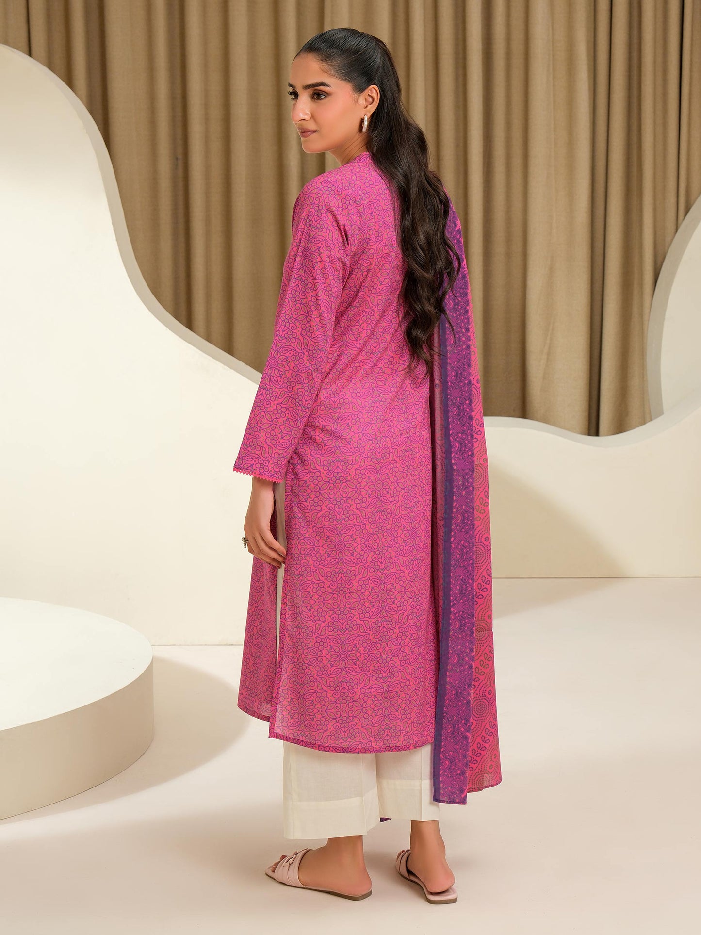 2 Piece Lawn Suit-Printed (Unstitched)