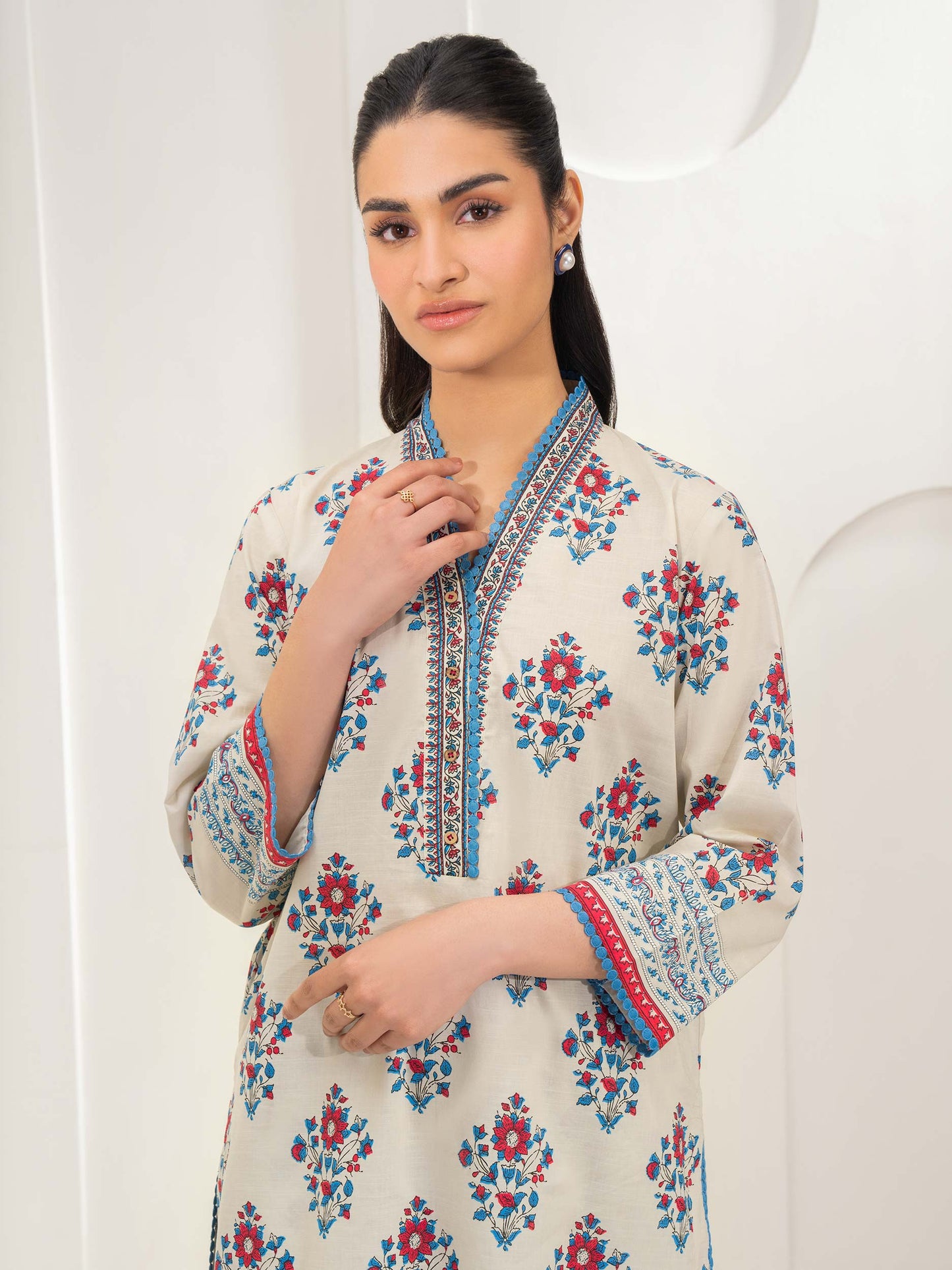 2 Piece Lawn Suit-Paste Print (Unstitched)