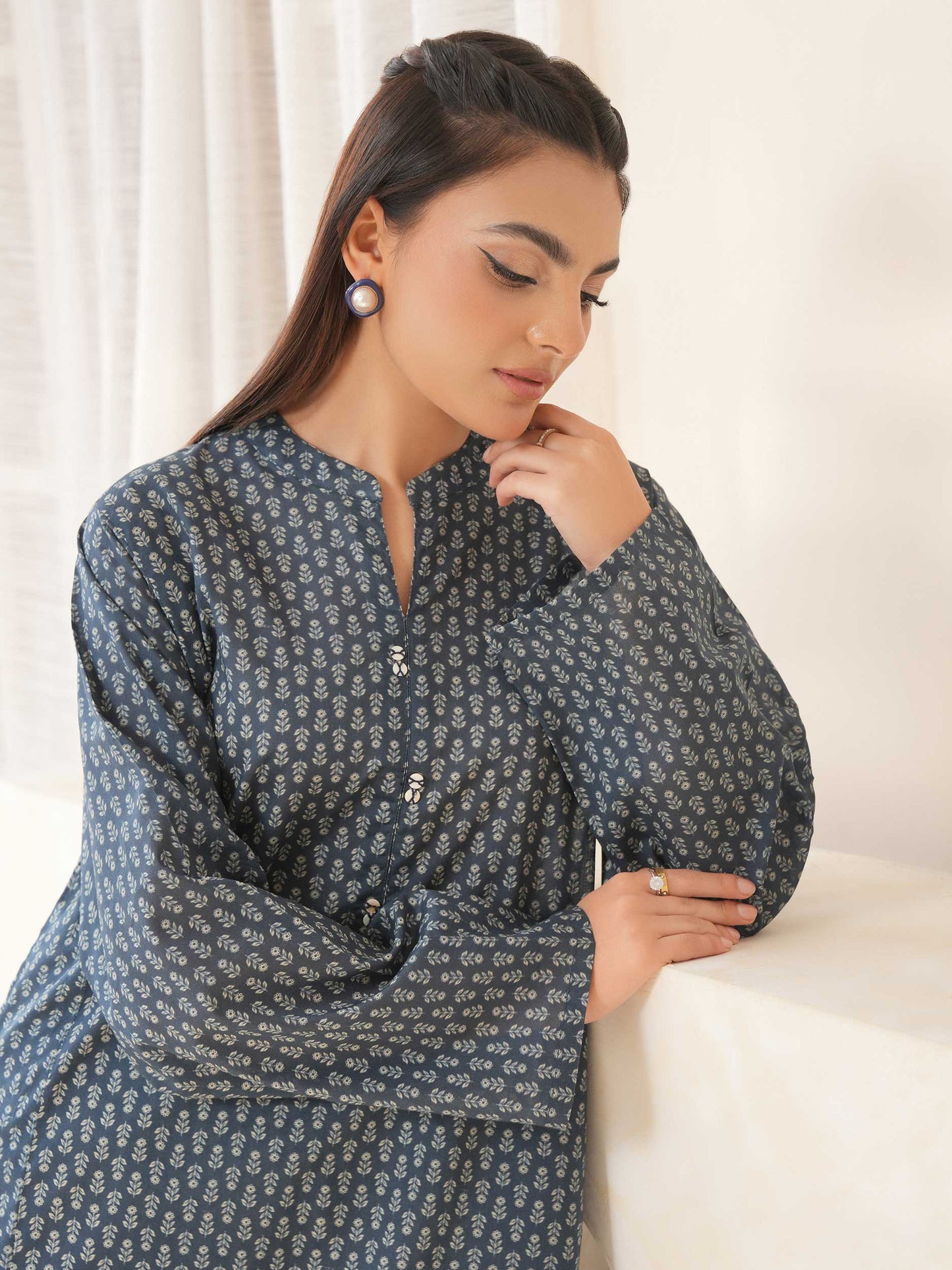 2 Piece Lawn Suit-Printed (Unstitched)