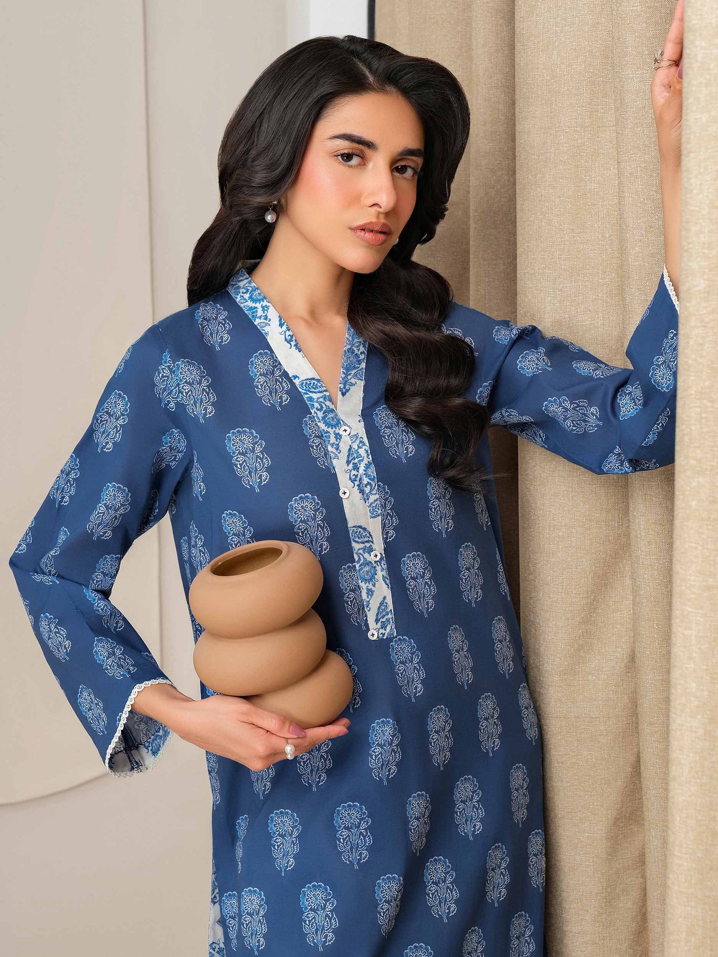 2 Piece Lawn Suit-Printed (Unstitched)