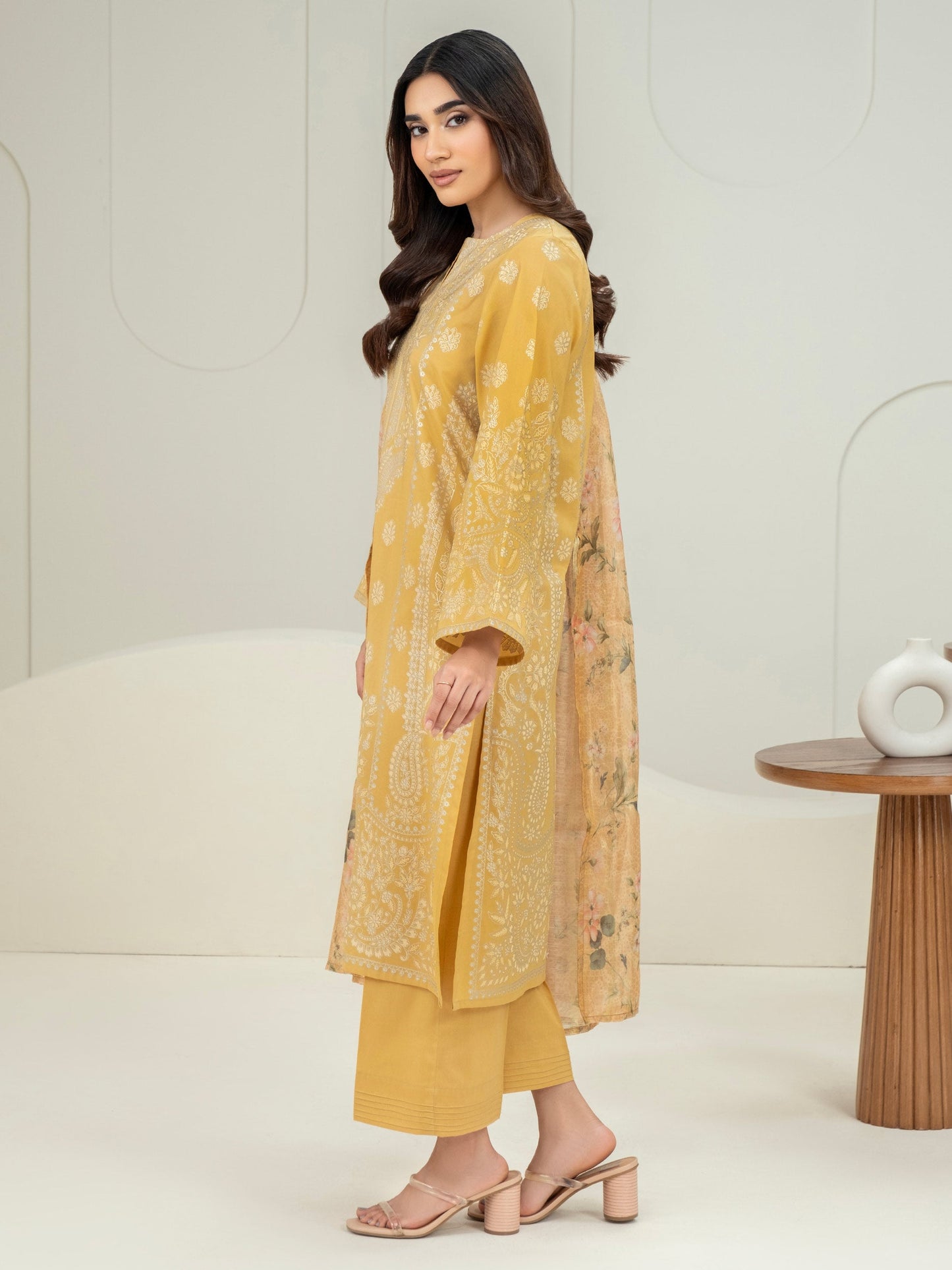 3 Piece Lawn Suit-Paste Print (Unstitched)