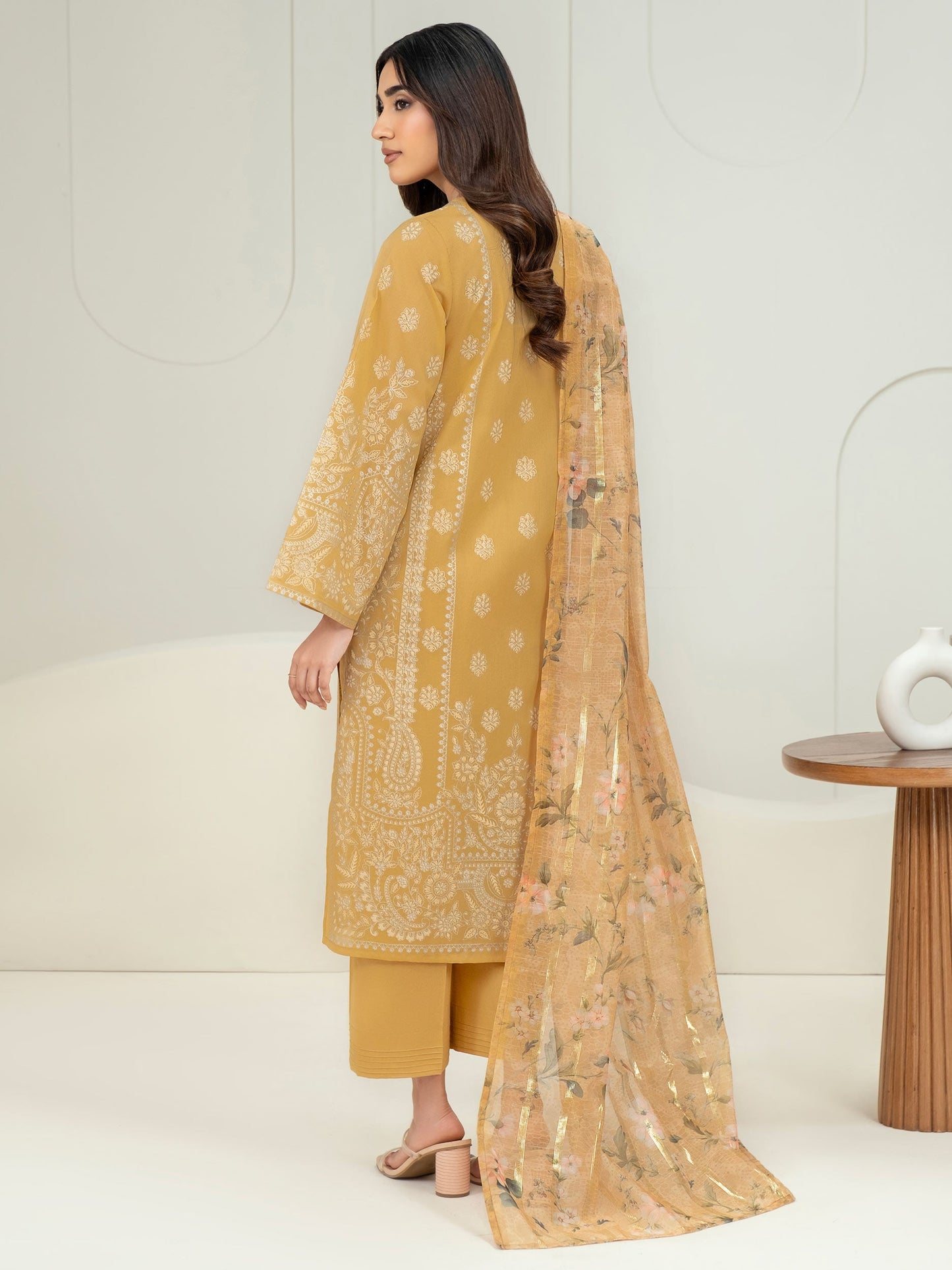 3 Piece Lawn Suit-Paste Print (Unstitched)