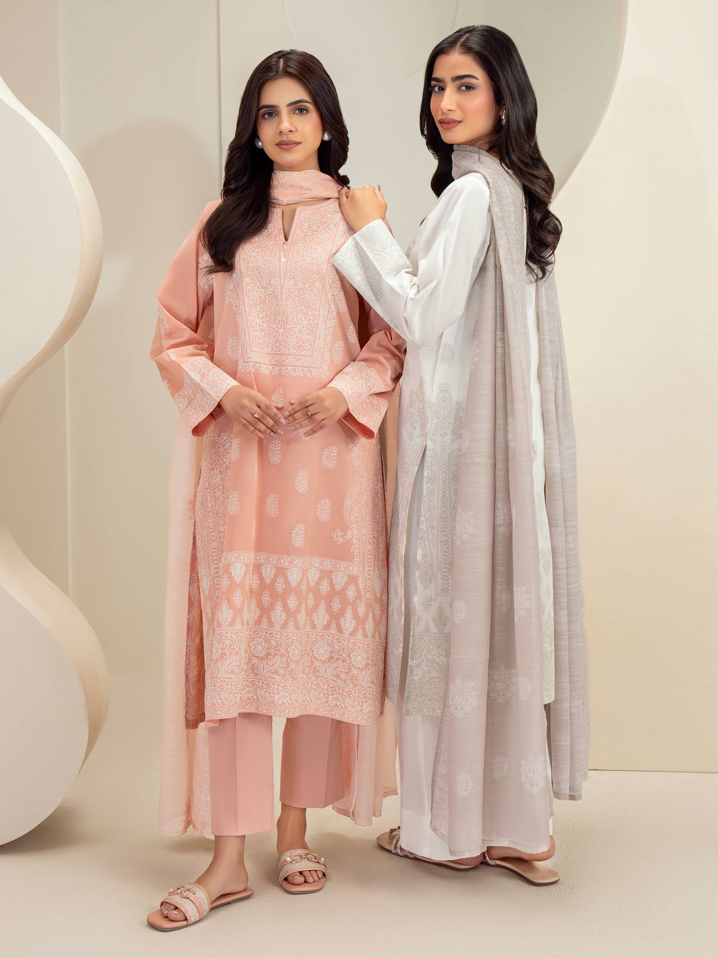 3 Piece Lawn Suit-Paste Print (Unstitched)