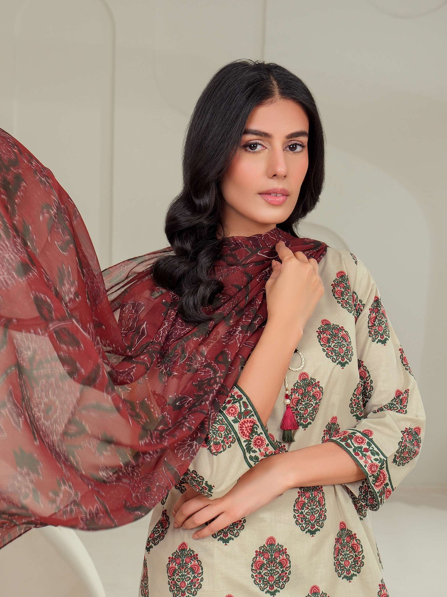 3 Piece Lawn Suit-Printed (Unstitched)