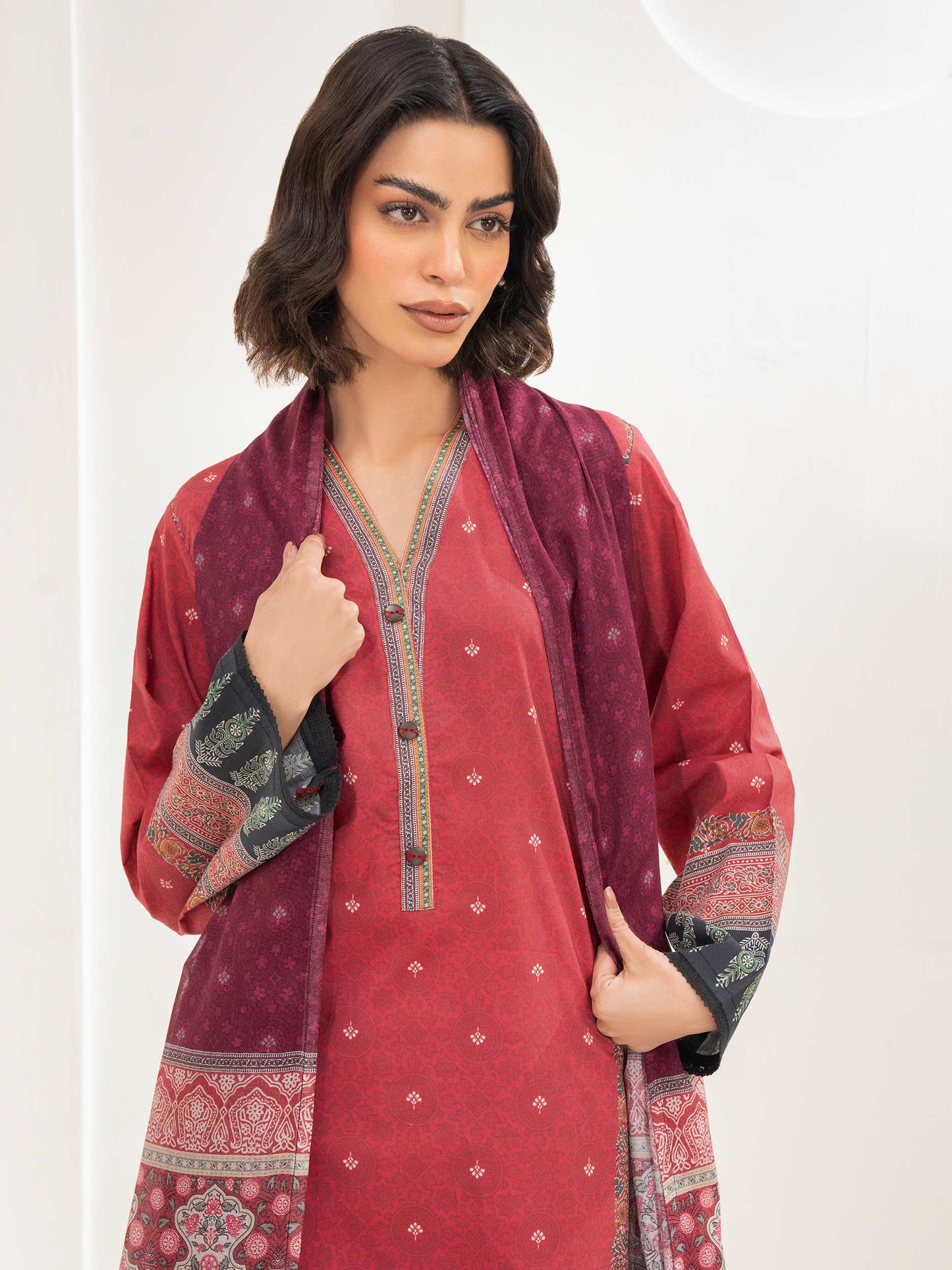3 Piece Lawn Suit-Printed (Unstitched)